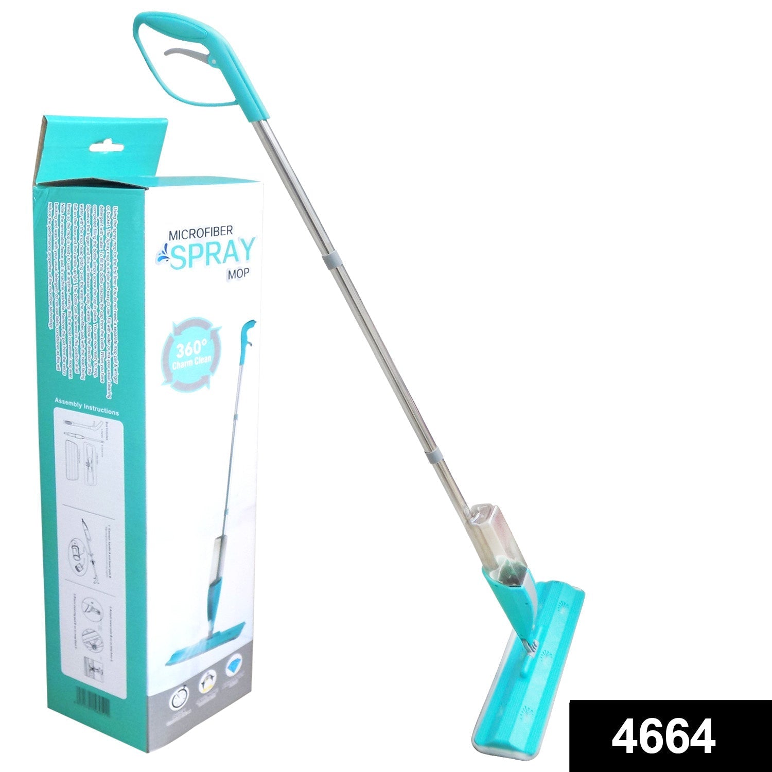 Cleaning 360 Degree Healthy Spray Mop with Removable Washable Cleaning Pad