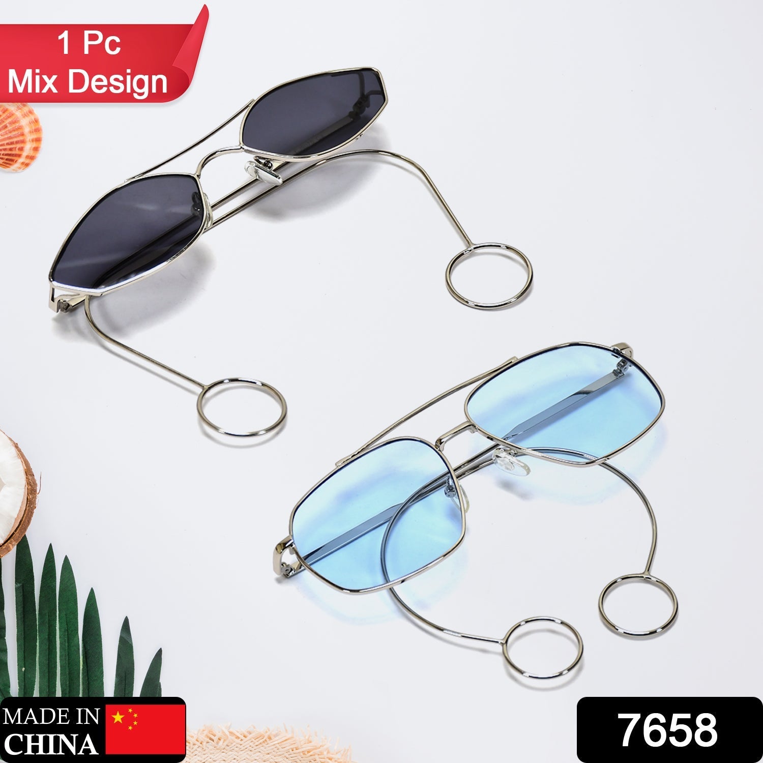 EYE SUNGLASS NEW DESIGN FOR Men & Women Use (1 PCS )