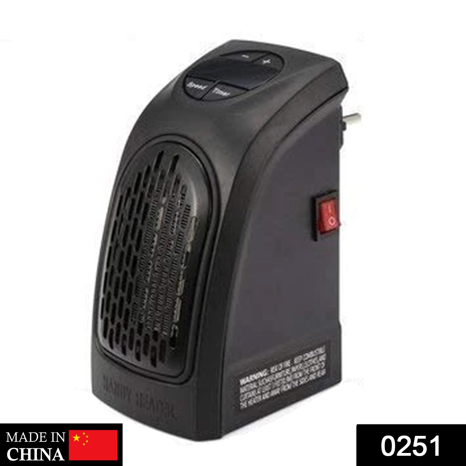 Electric Mini Handy Heater Plug-In Wall (400w)