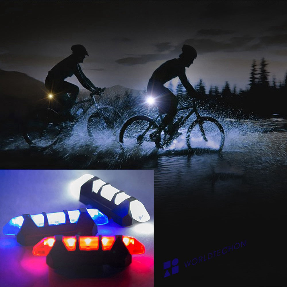 Rechargeable Bicycle Front Waterproof LED Light (Blue)