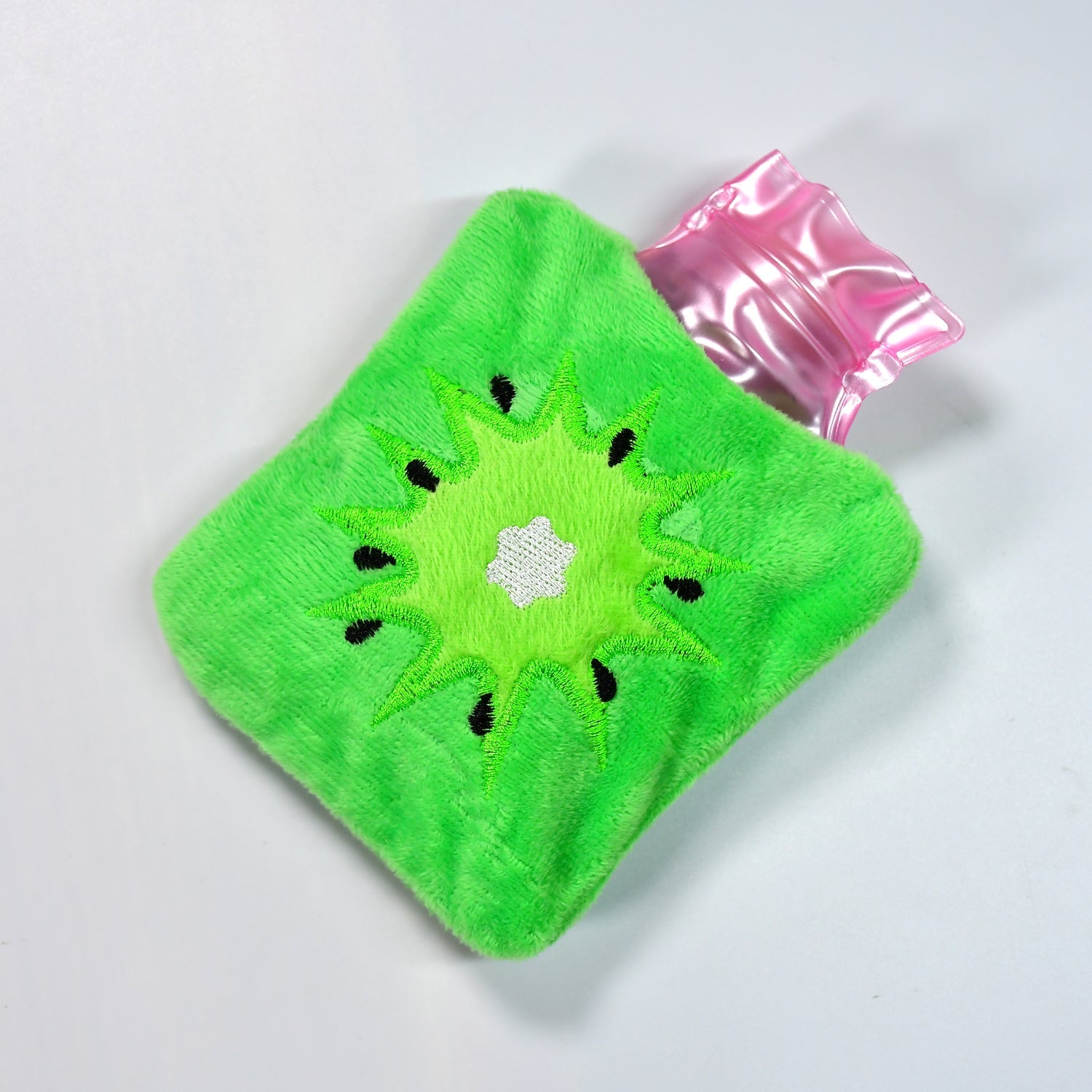 Green sun small Hot Water Bag with Cover for Pain Relief, Neck, Shoulder Pain and Hand, Feet Warmer, Menstrual Cramps.