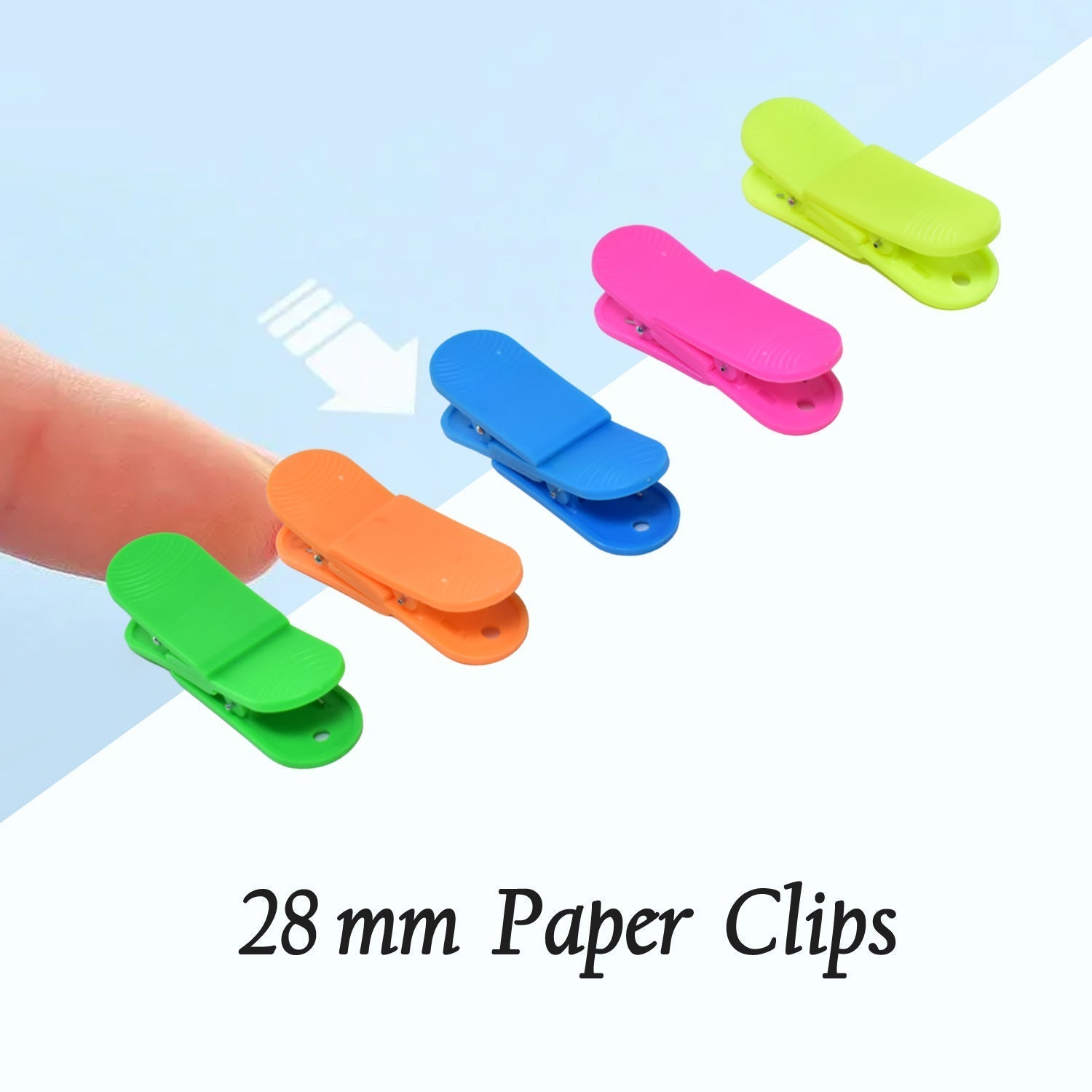 10Pc 28Mm Paper Clips Used For Holding Clothes Over Wires.