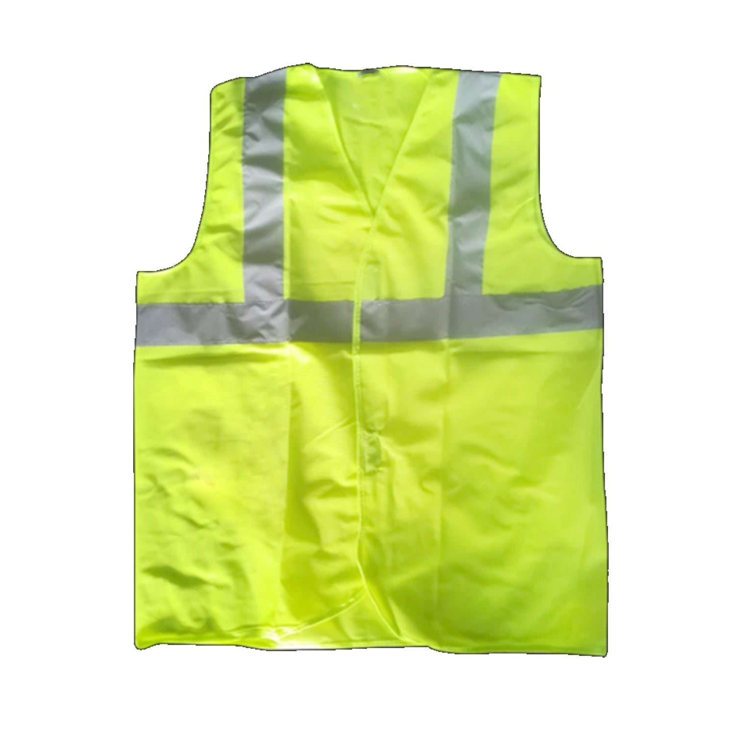 Green Safety Jacket For Having protection against accidents usually in construction area's.