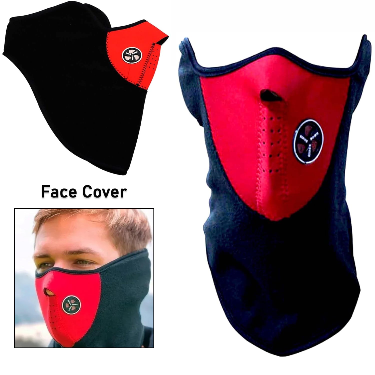 Anti Pollution Dust Sun Protection Neck Warmer Half Face Cover Mask Windproof for Bikers Cycling