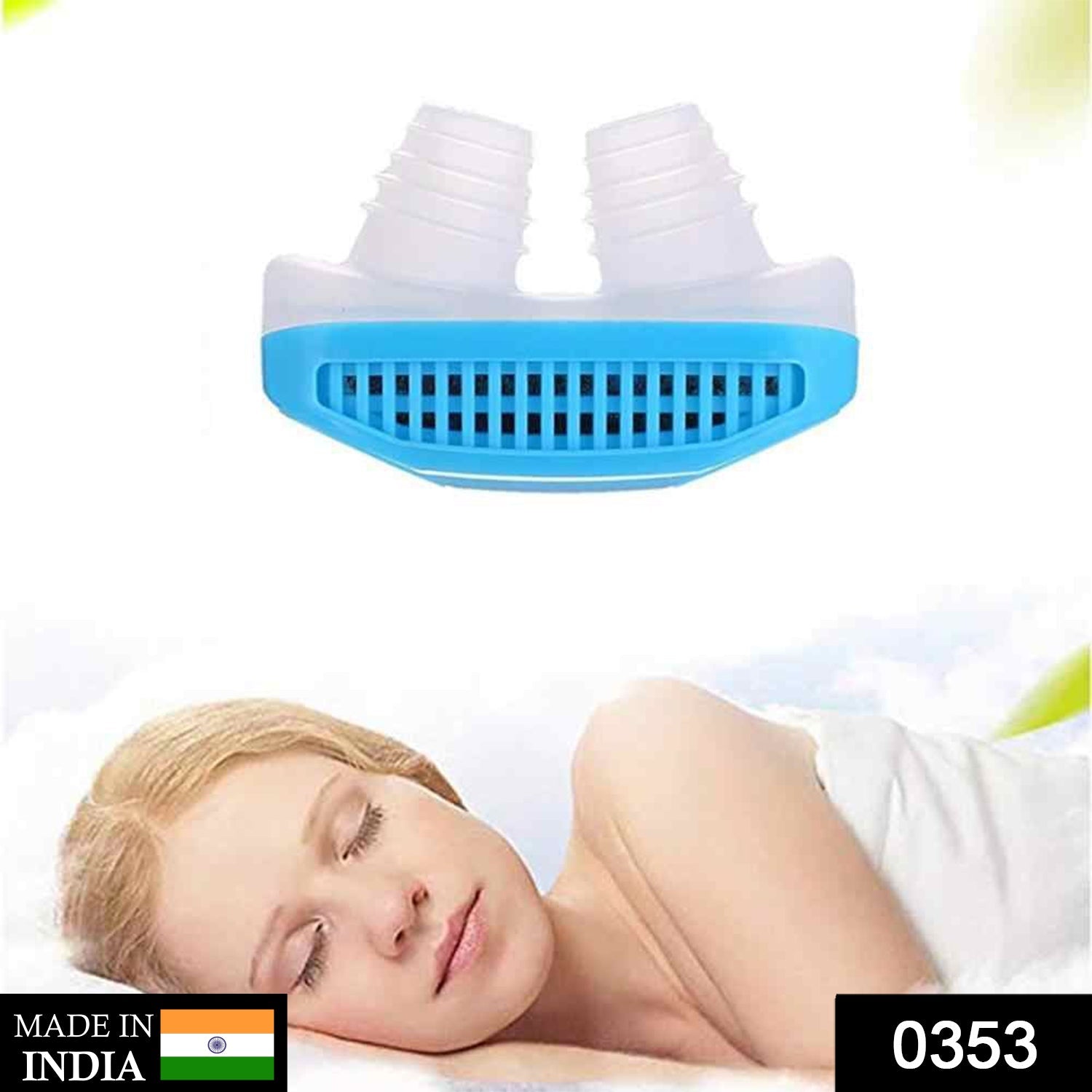 2 in 1 Anti Snoring and Air Purifier Nose Clip for Prevent Snoring and Comfortable Sleep