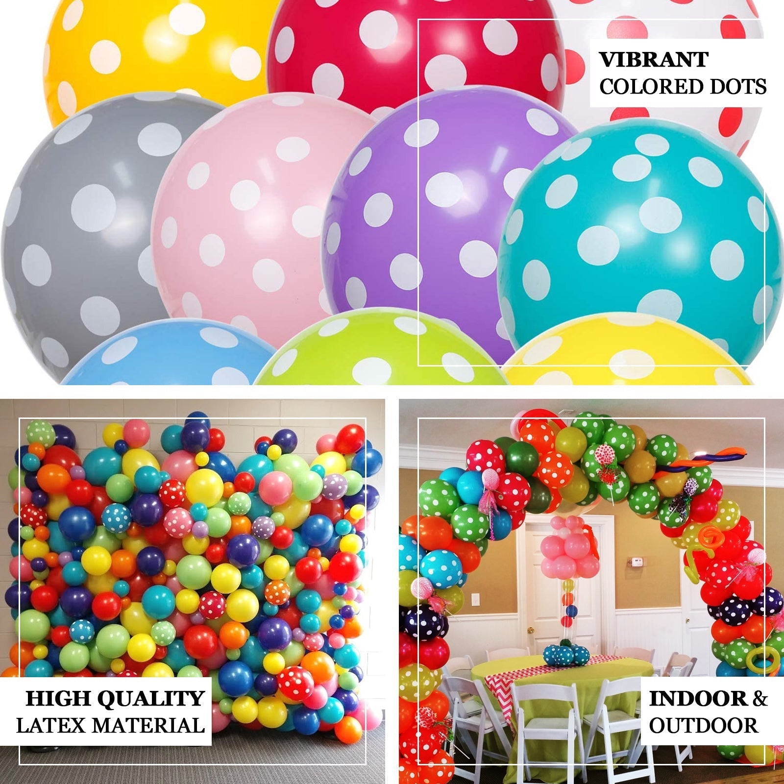 Balloon Pack for Birthday Party Decoration & Occasions (100pack)