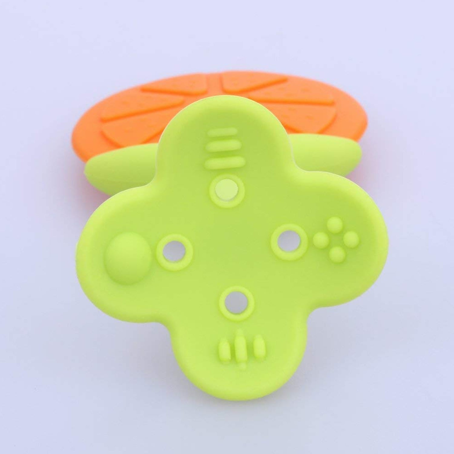 Silicone Fruit Shape Teether Toy Food Grade Silicon Teether Use For Baby  /  Toddlers  /  Infants  /  Children