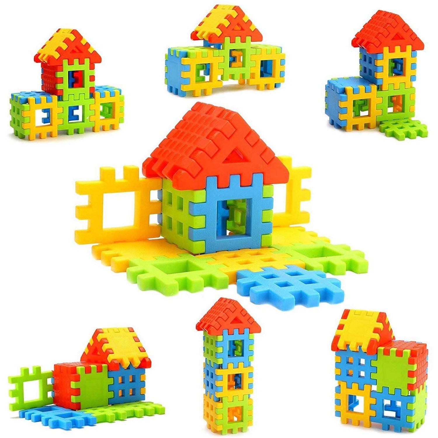 176PCS HOUSE BLOCKS TOY USED IN ALL KINDS FOR ENJOYING PURPOSES