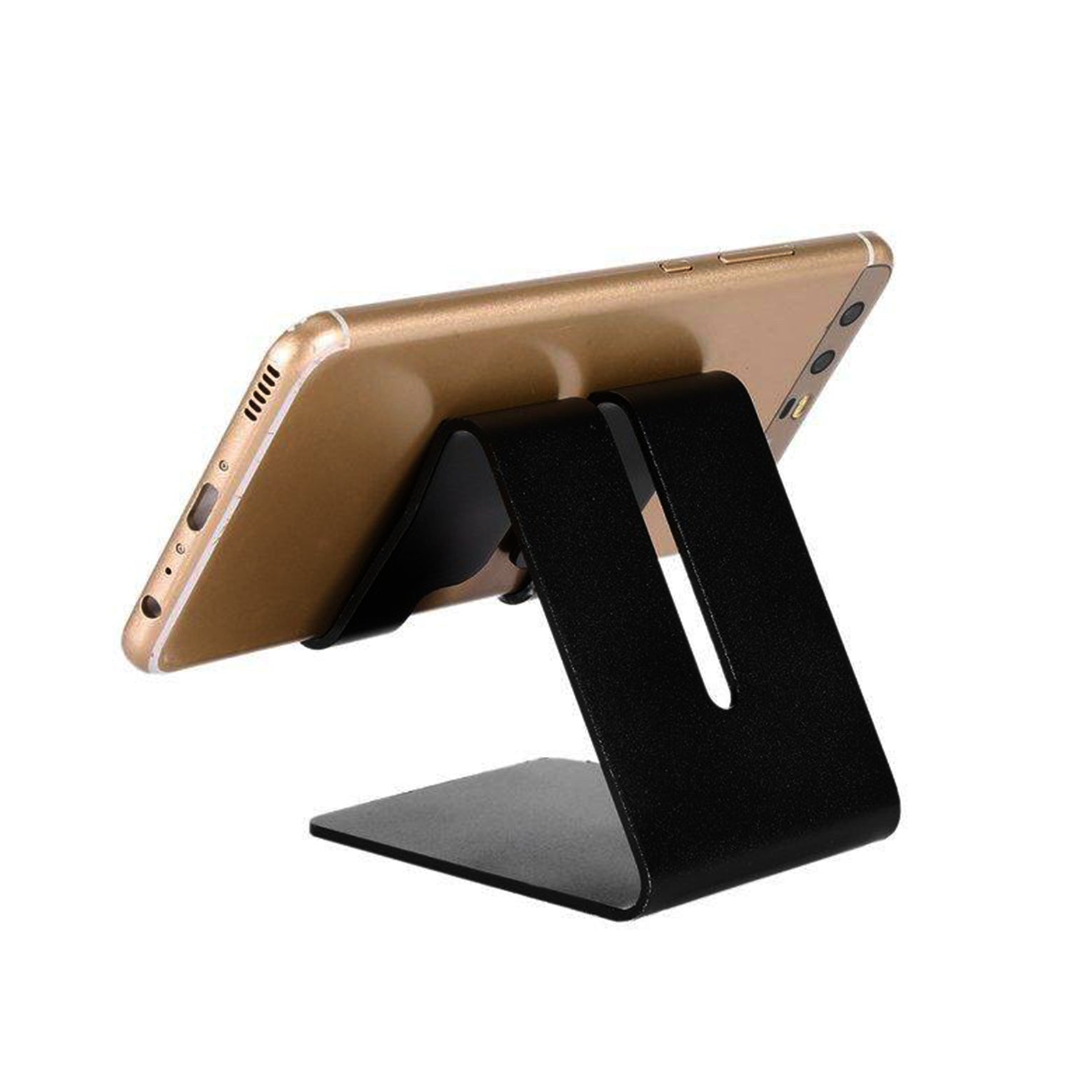 Mobile Metal Stand widely used to give a stand and support for smartphones etc, at any place and any time purposes.