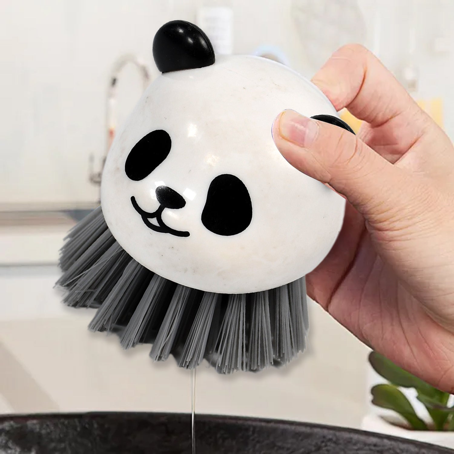 Cartoon Shaped leaning Plastic Brush for Multipurpose Dirt Cleaning