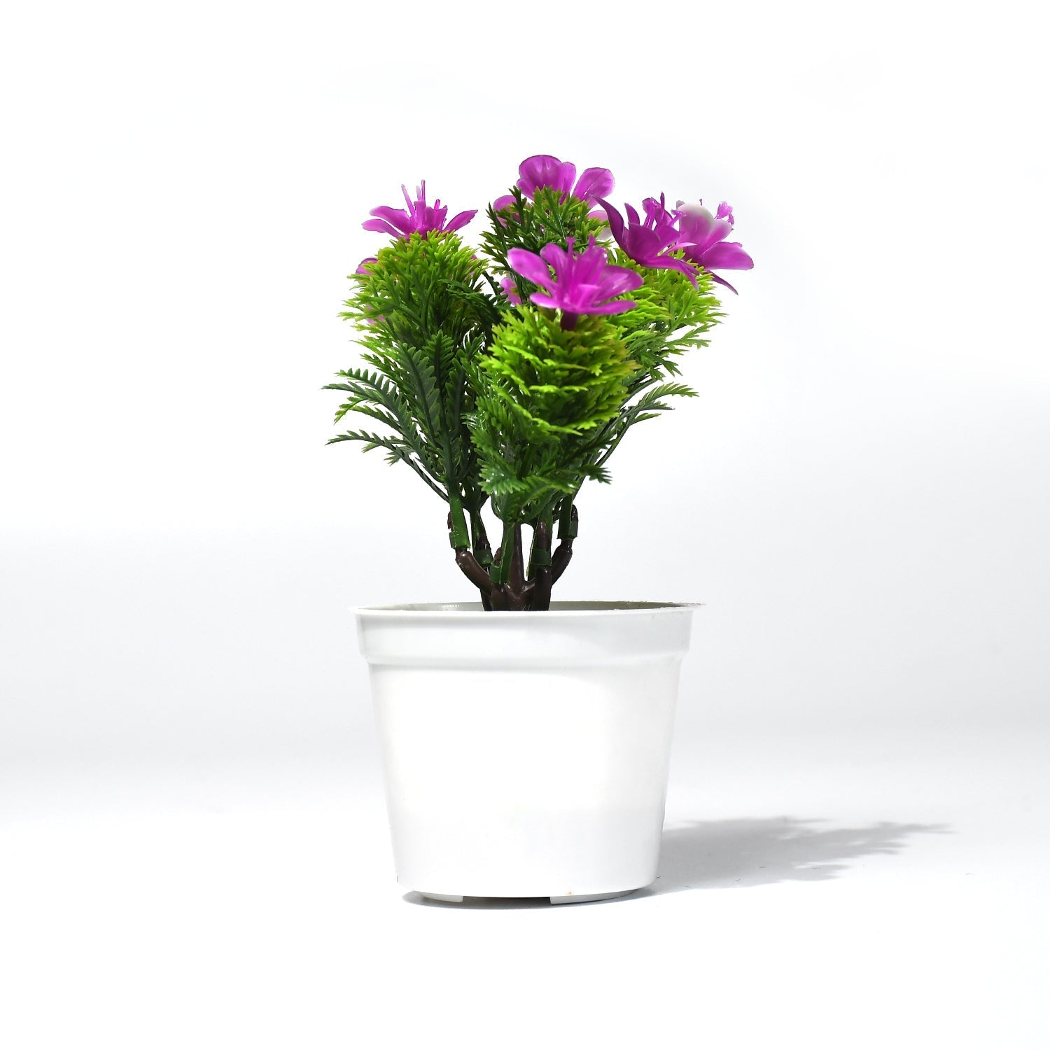 Flower Pot Artificial Decoration Plant | Natural Look & Plastic Material For Home , Hotels , Office & Multiuse Pot