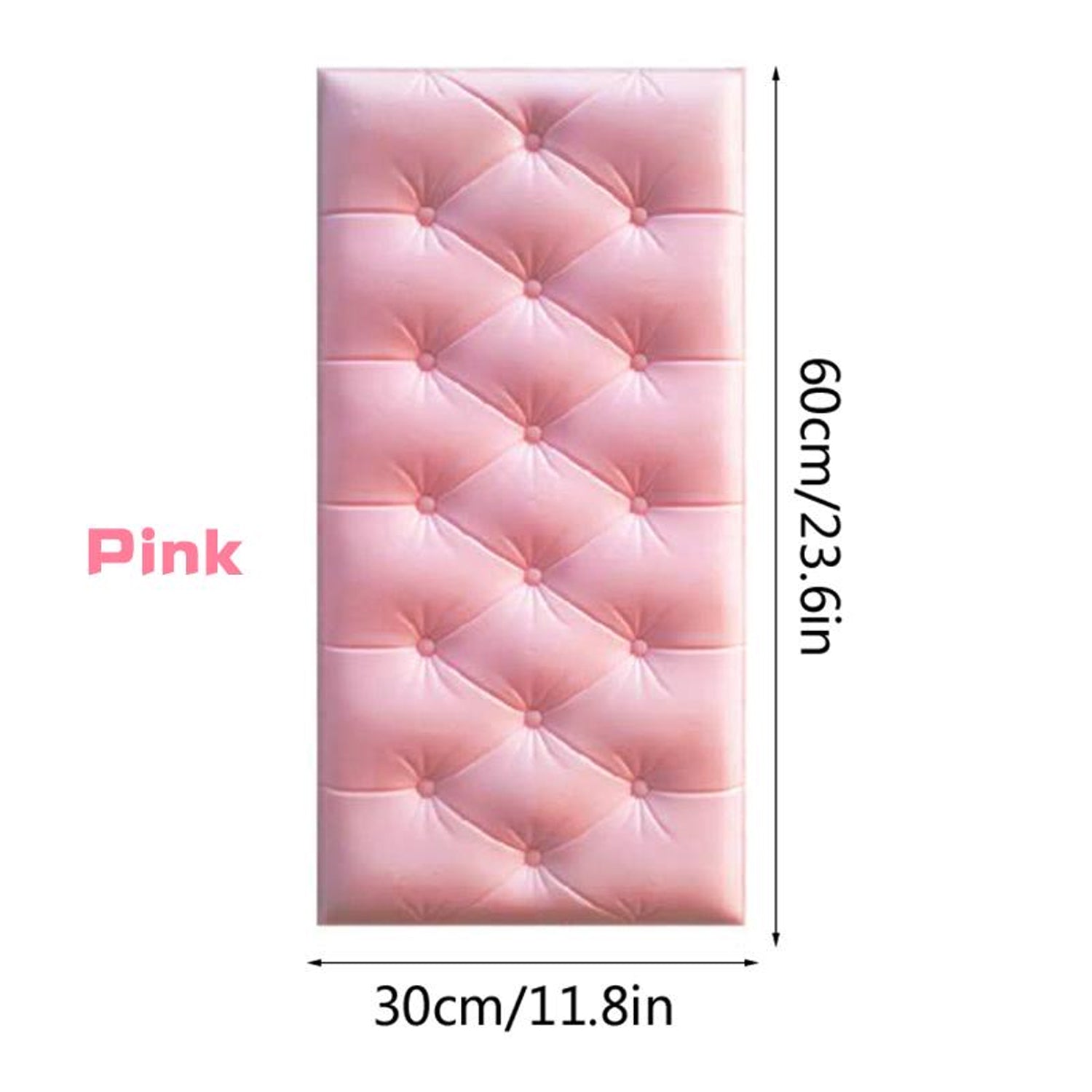 Pink 3D Adhesive wallpaper for  living Room. Room Wall Paper Home Decor Self Adhesive Wallpaper