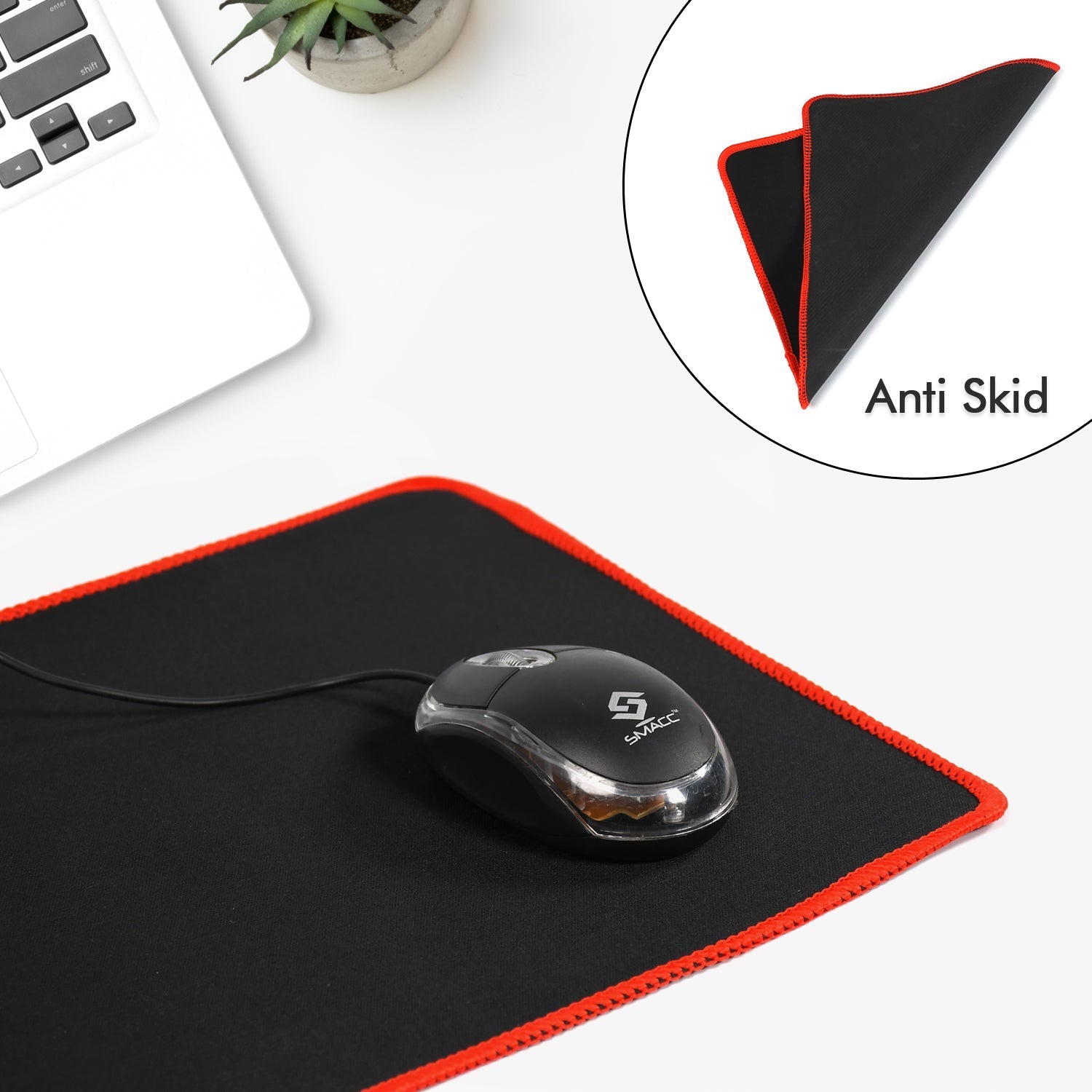 Gaming Mouse Pad Natural Rubber Pad Waterproof Skid Resistant Surface Pad For Gaming & Office Use Mouse Pad