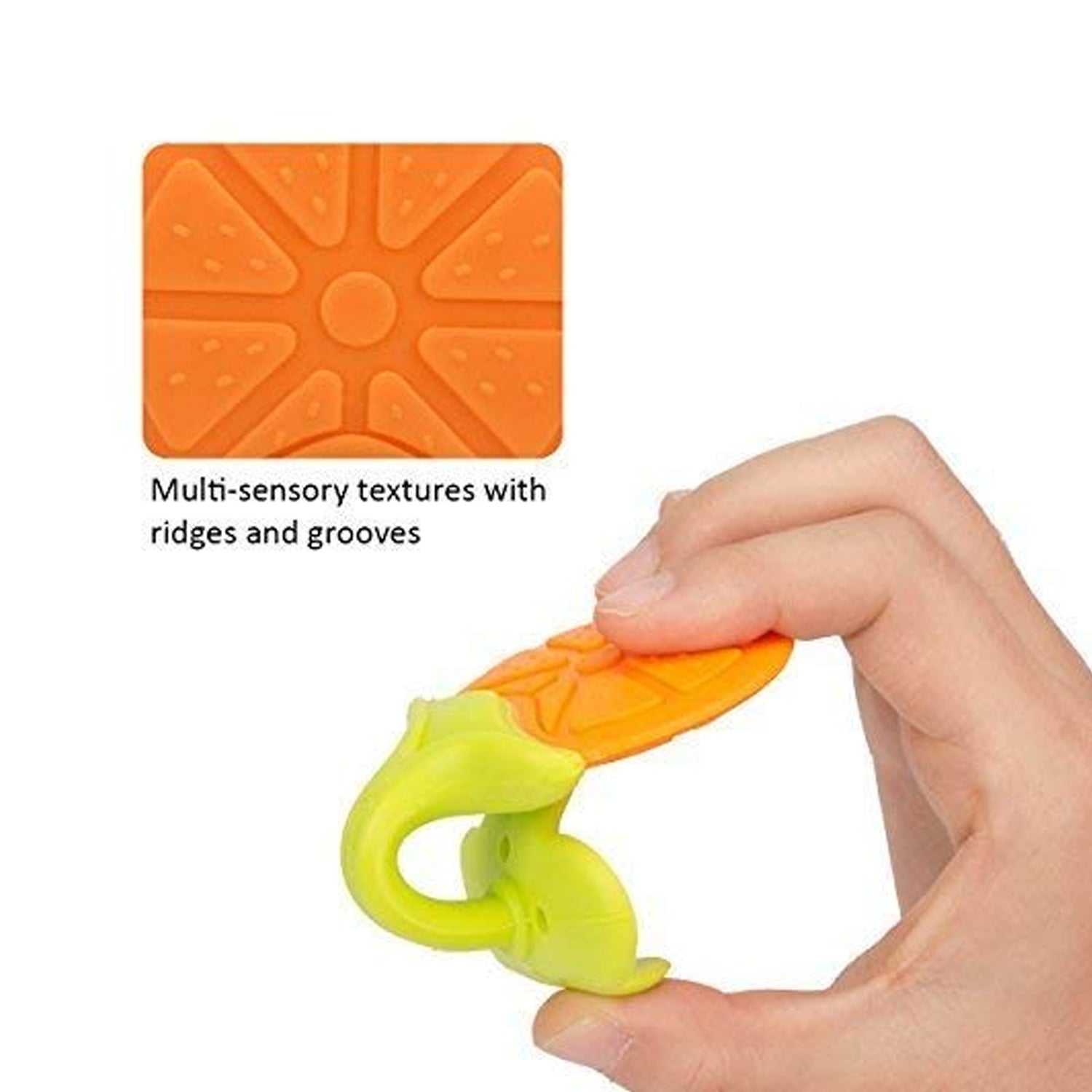 Silicone Fruit Shape Teether Toy Food Grade Silicon Teether Use For Baby  /  Toddlers  /  Infants  /  Children