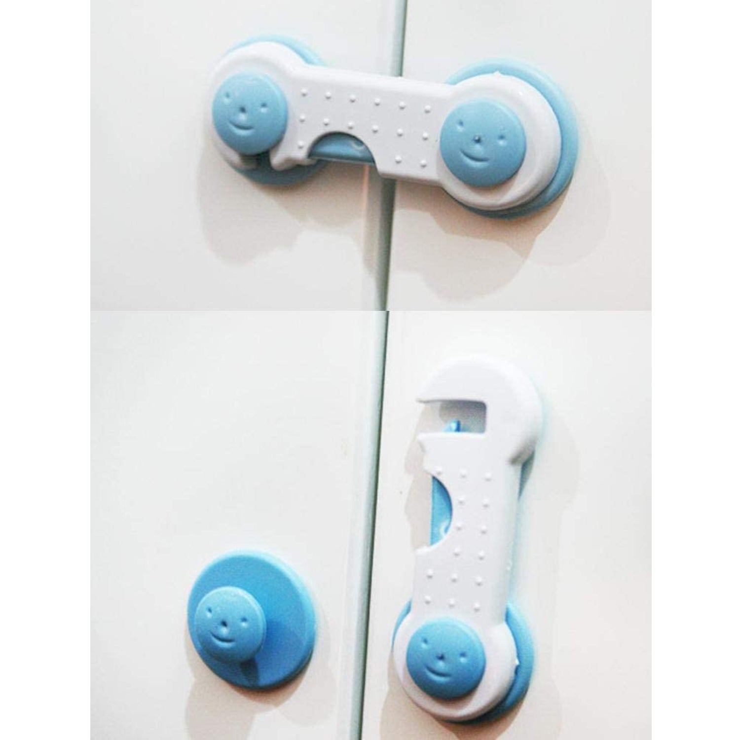 Child Safety lock Child Toddler Baby Safety Locks Proofing for Cabinet Toilet Seat Fridge Door Drawers ( 1 pc)