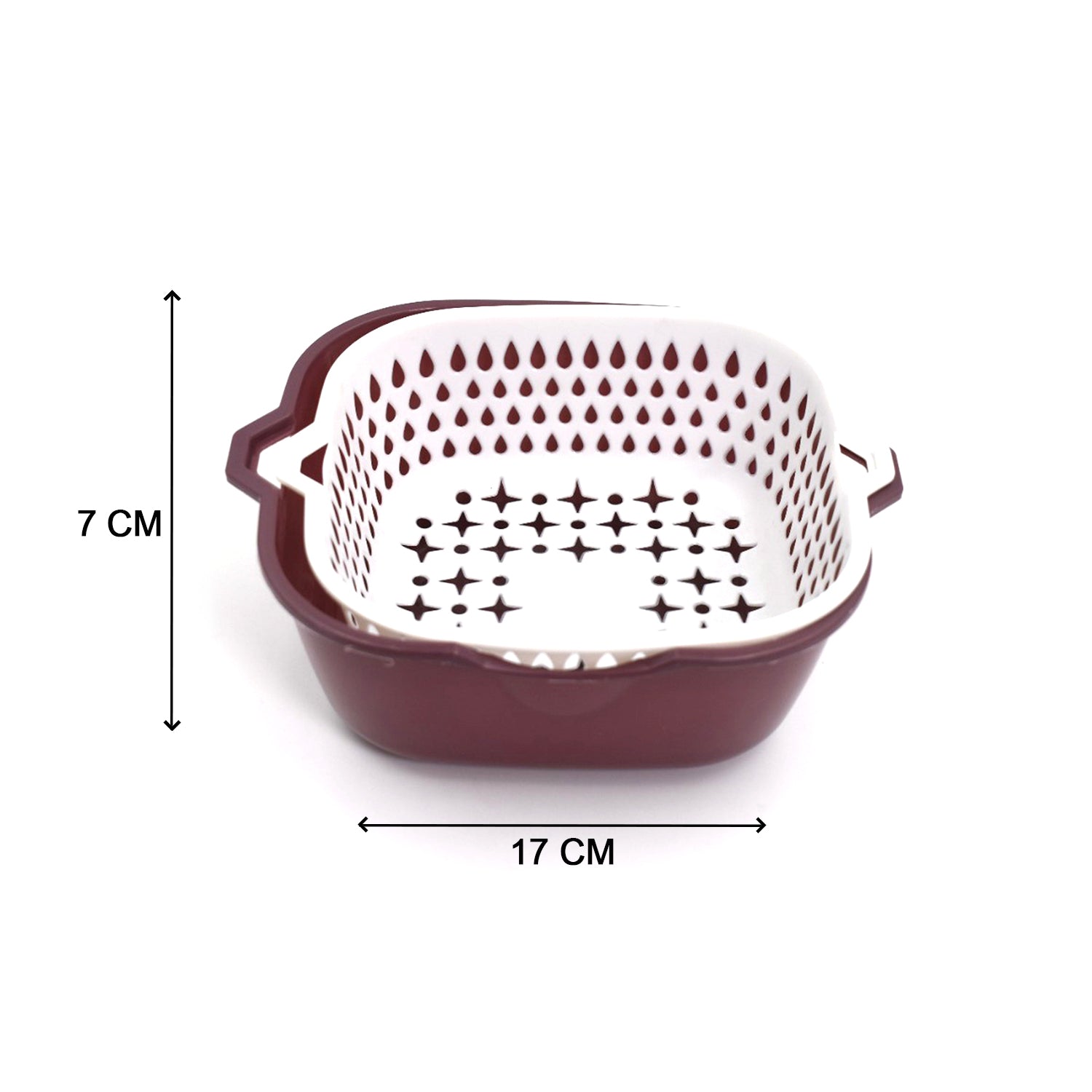 2 In 1 Basket Strainer To Rinse Various Types Of Items Like Fruits, Vegetables Etc.