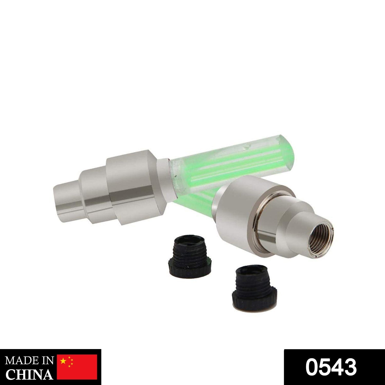 LED Flash Light lamp tyre Wheel Valve Sealing caps