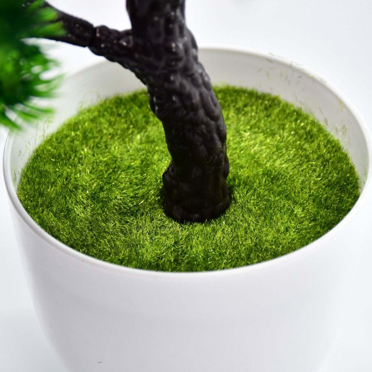 Artificial Potted Plant with Round Pot