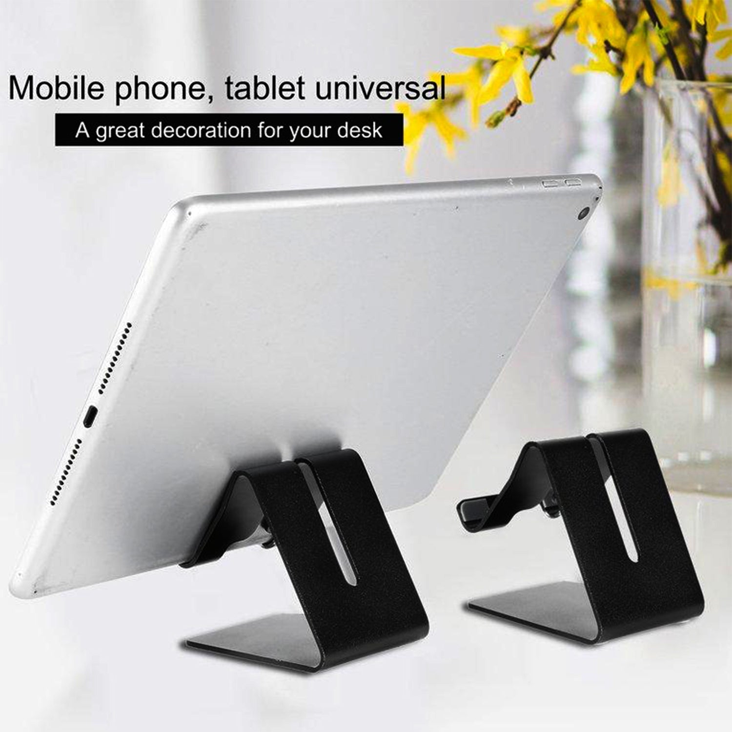 Mobile Metal Stand widely used to give a stand and support for smartphones etc, at any place and any time purposes.