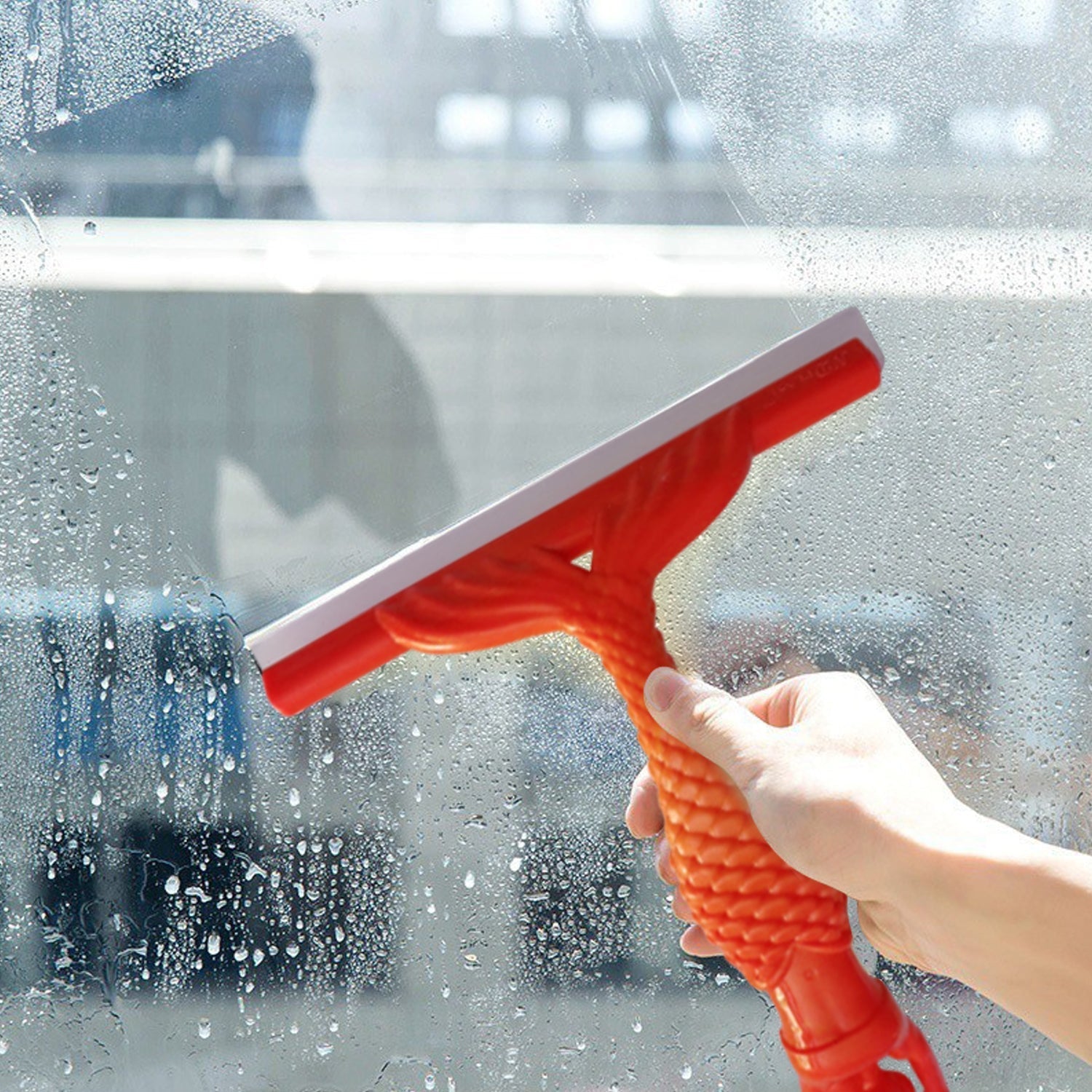 Multipurpose Wiper Widely Used In Bathrooms And Kitchens To Clean Wet And Dirty Surfaces And The Floor Looks Clean.