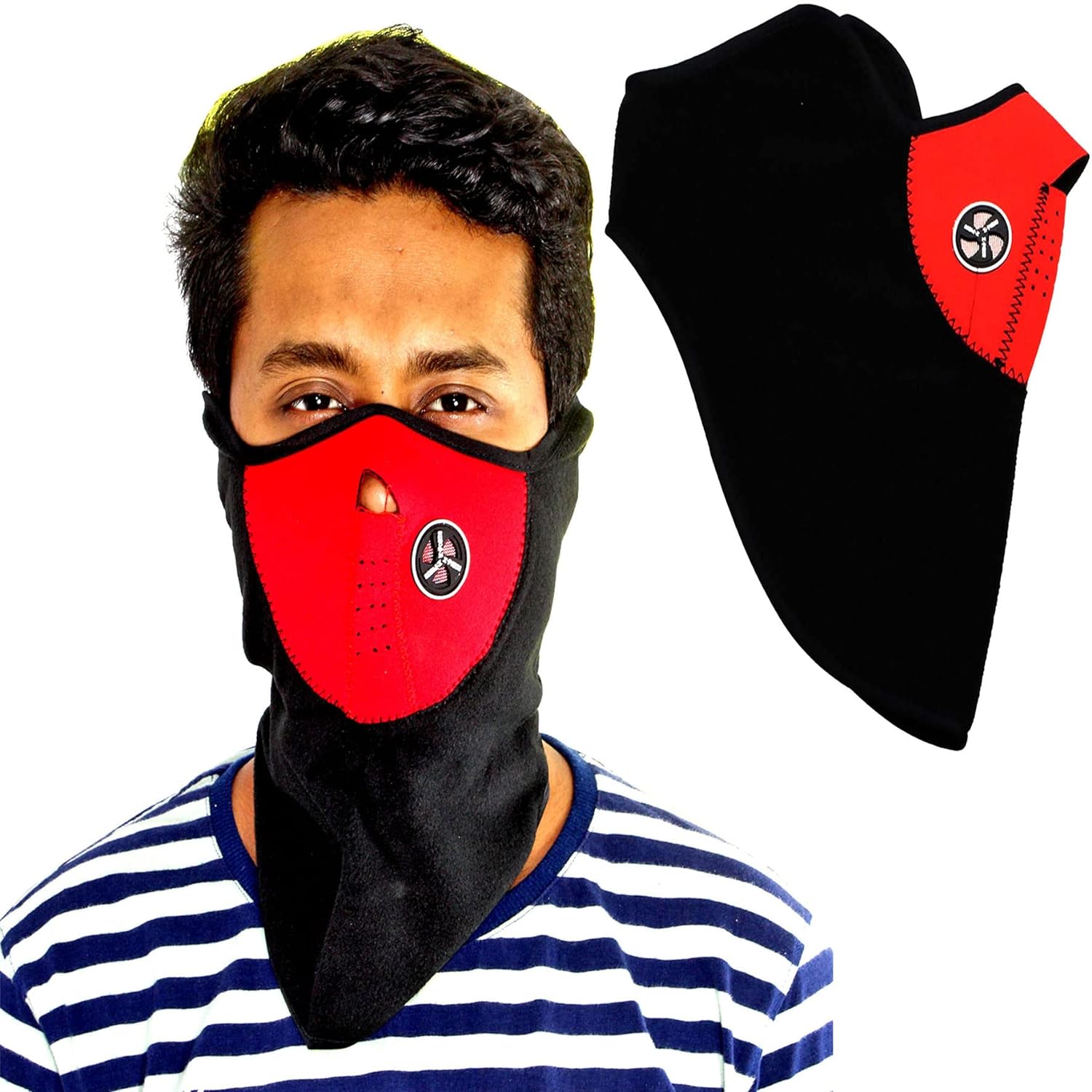 Anti Pollution Dust Sun Protection Neck Warmer Half Face Cover Mask Windproof for Bikers Cycling