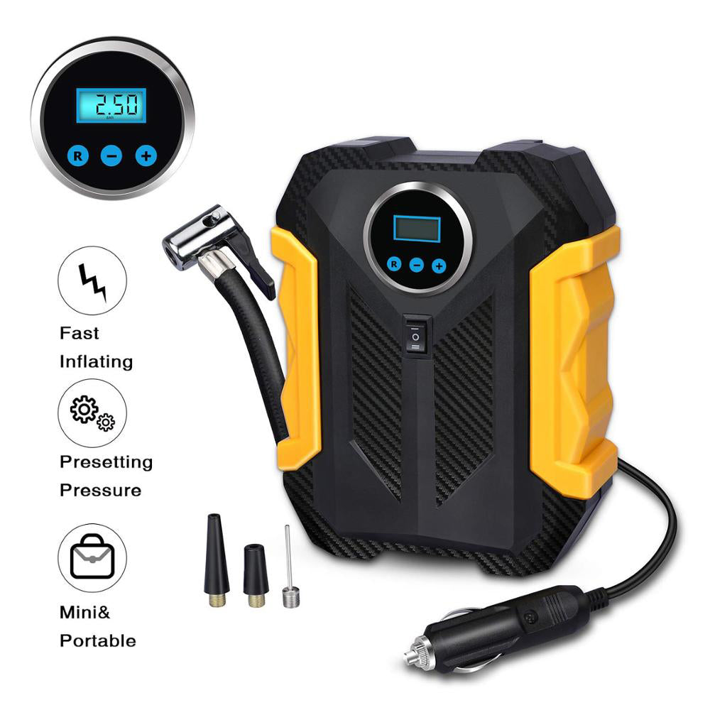 Portable Electric Car Air Compressor Pump for Car and Bike Tyre