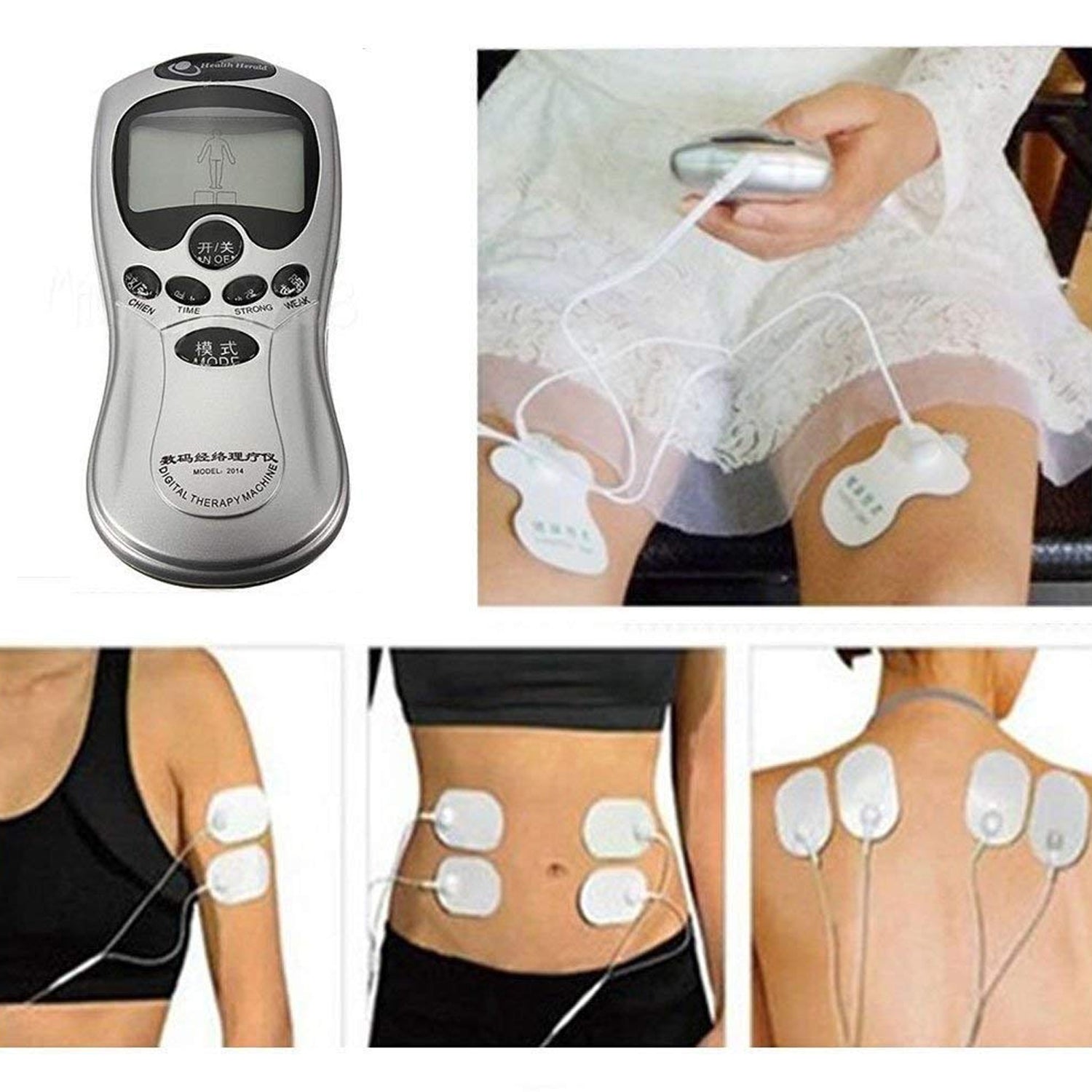 Multifunction Pain Relief Massager (Electric, Pulse Therapy) - Neck, Back, Body Without Adaptor