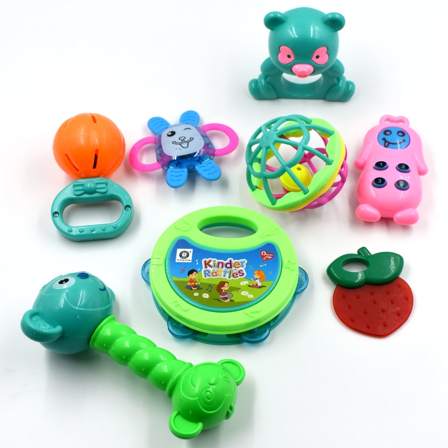 AT37 Rattles Baby Toy and game for kids for playing and enjoying purposes.