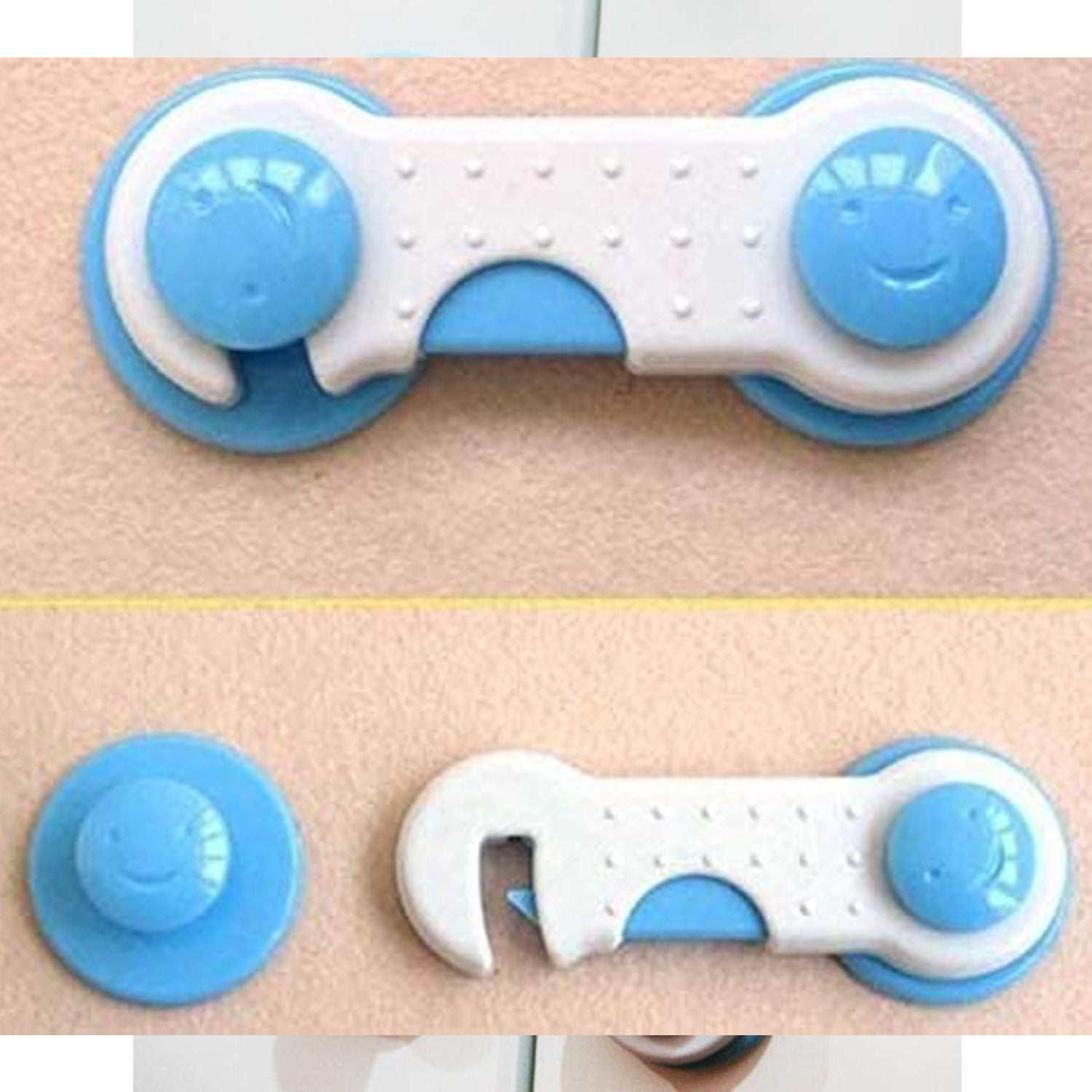 Child Safety lock Child Toddler Baby Safety Locks Proofing for Cabinet Toilet Seat Fridge Door Drawers ( 1 pc)