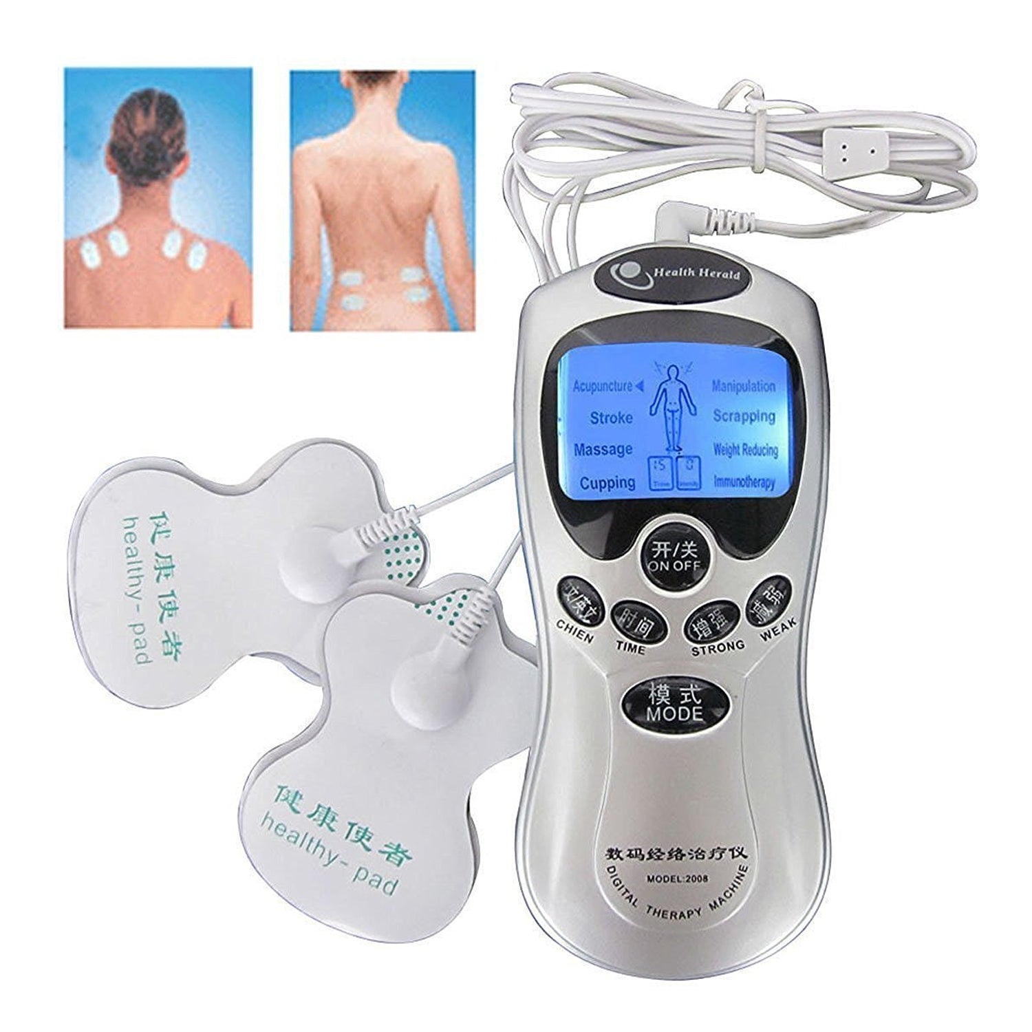 Multifunction Pain Relief Massager (Electric, Pulse Therapy) - Neck, Back, Body Without Adaptor