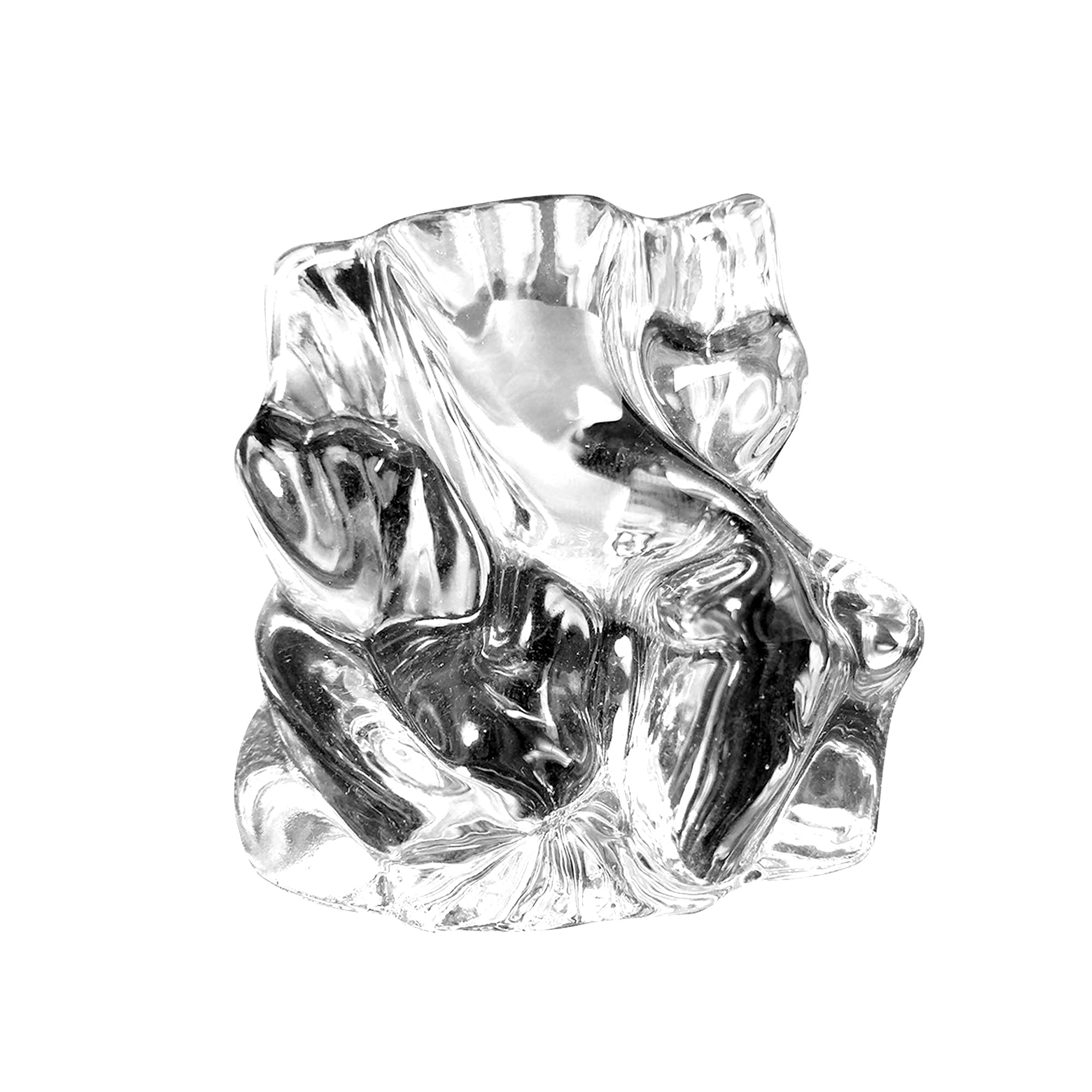 Crystal Glass Ganesha Idol for Home, Office and Car Dashboard