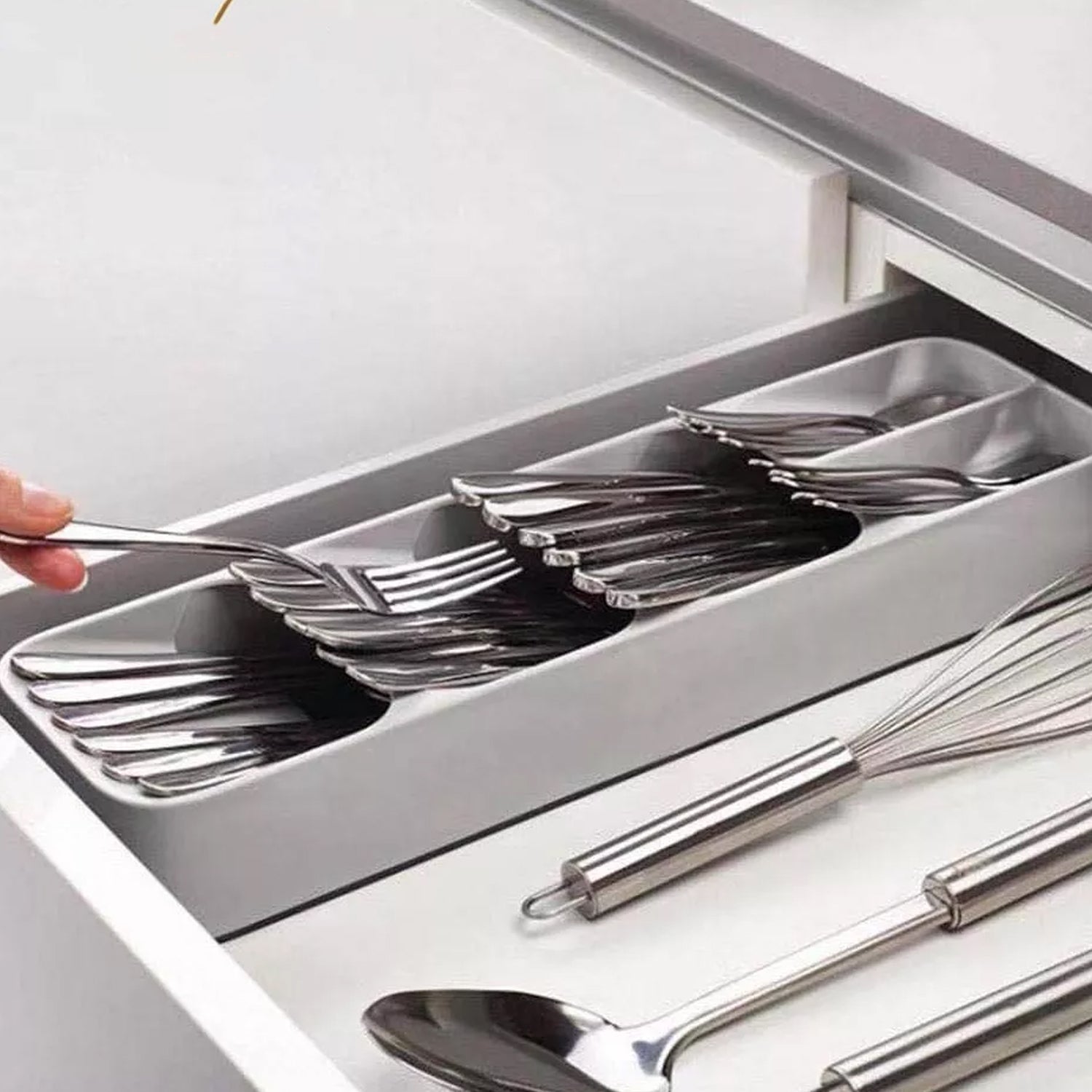 1 Pc Cutlery Tray Box Used For Storing Cutlery Items And Stuffs Easily And Safely.