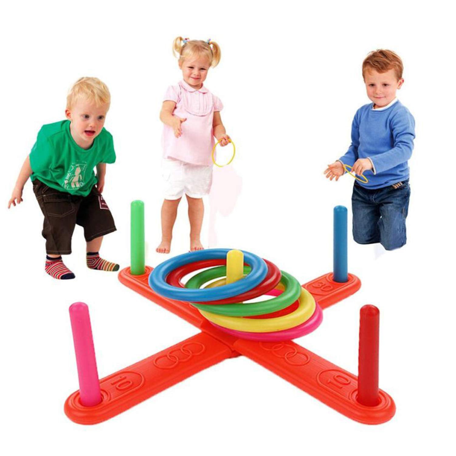 13 Pc Ring Toss Game widely used by children’s and kids for playing and enjoying purposes and all in all kinds of household and official places etc.