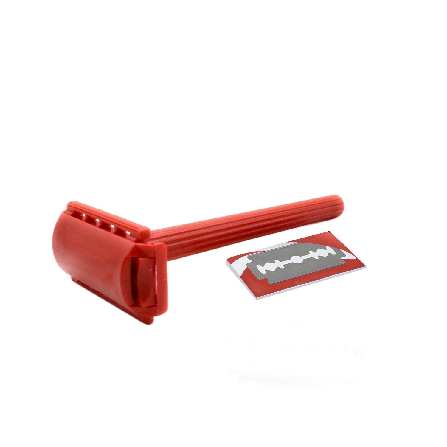 Shaving Razor for Men Blade Razor with Plastic Grip Handle (With Card Packing)