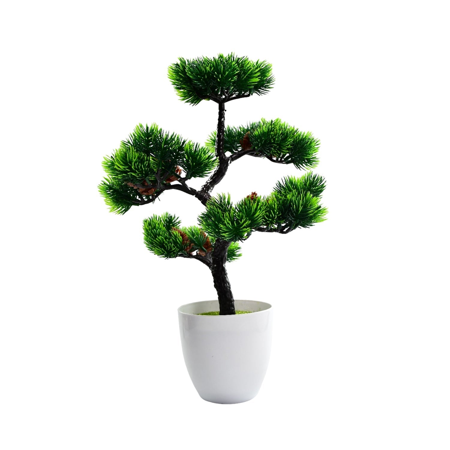 Artificial Potted Plant with Round Pot