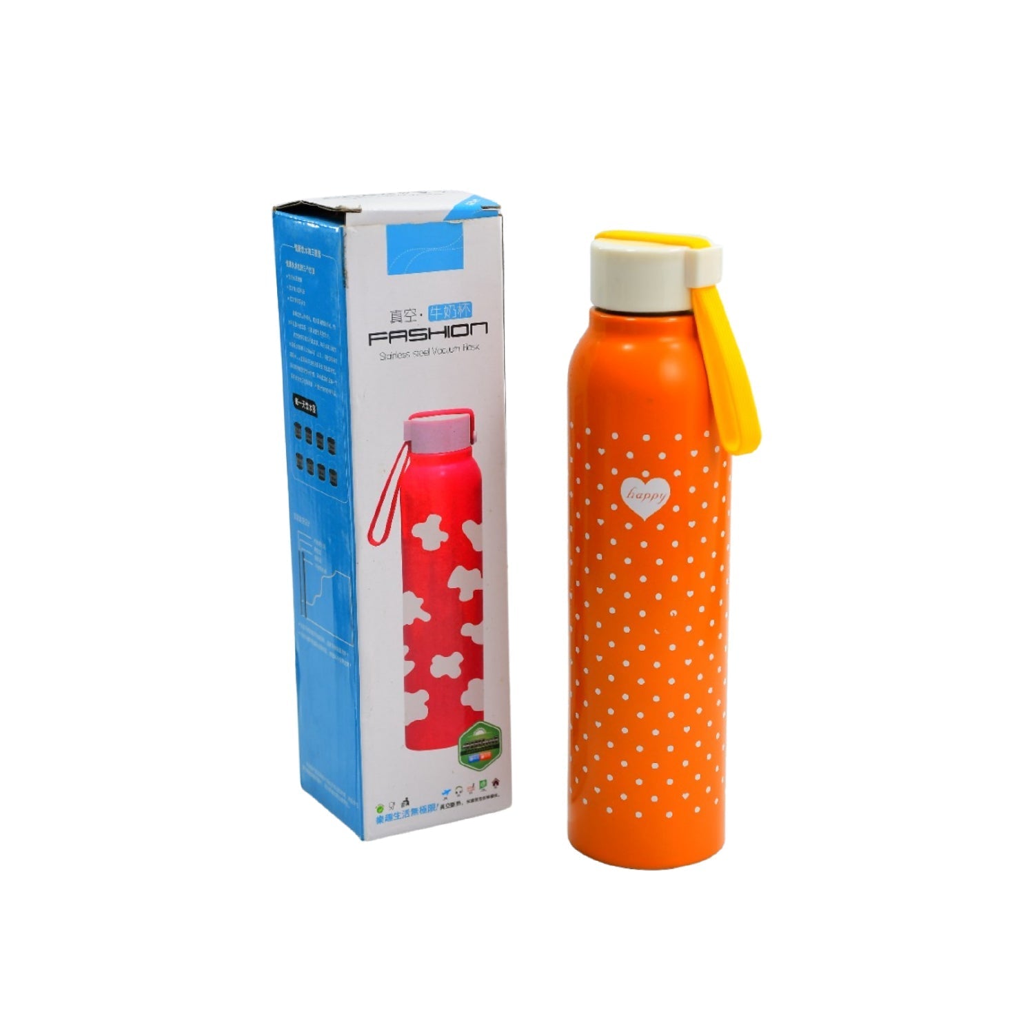 400ML Stainless Steel Printed water bottle for school, college and office.