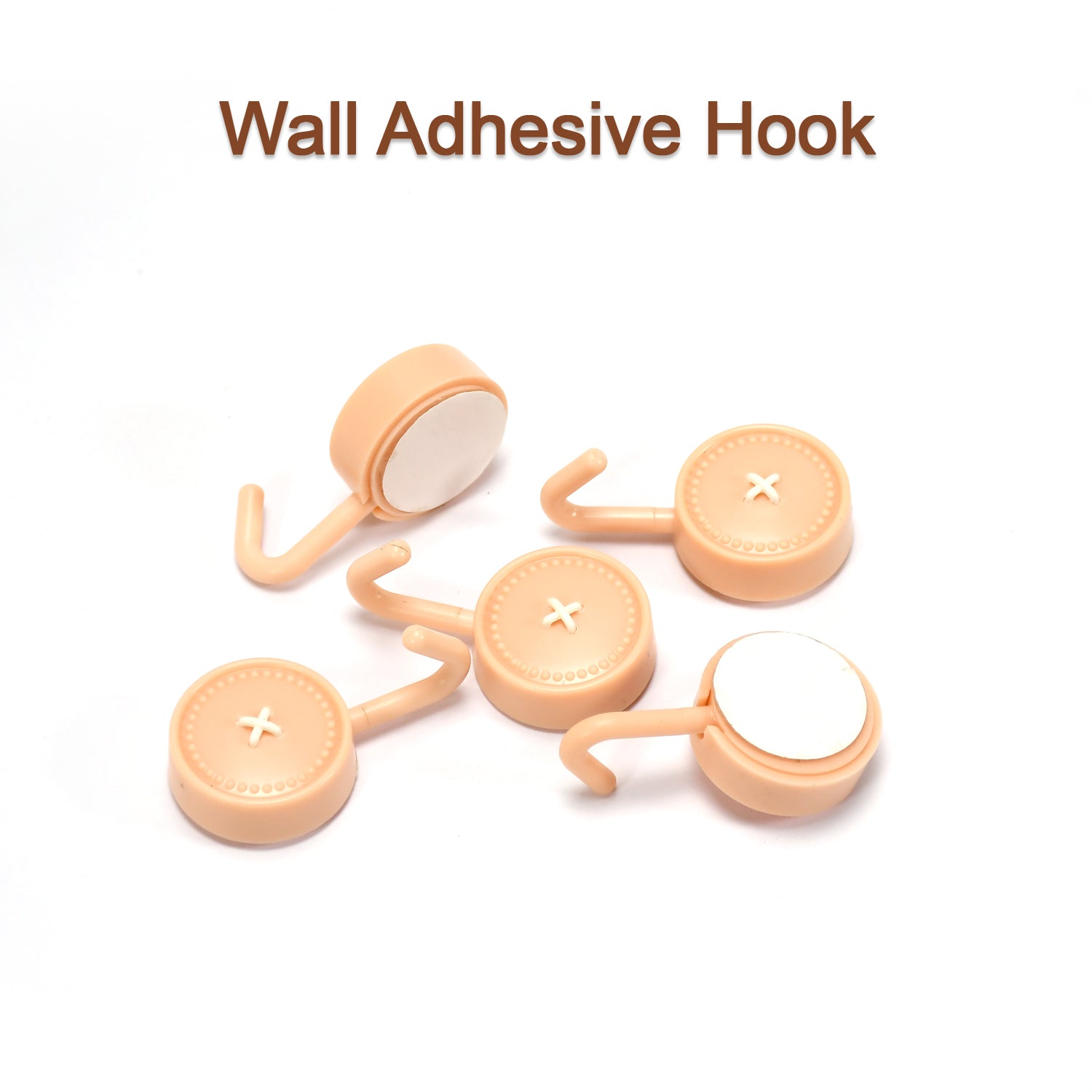 Decorative Adhesive Hook 10 Pc Box Pack For Home & Multi Use Hook Pack