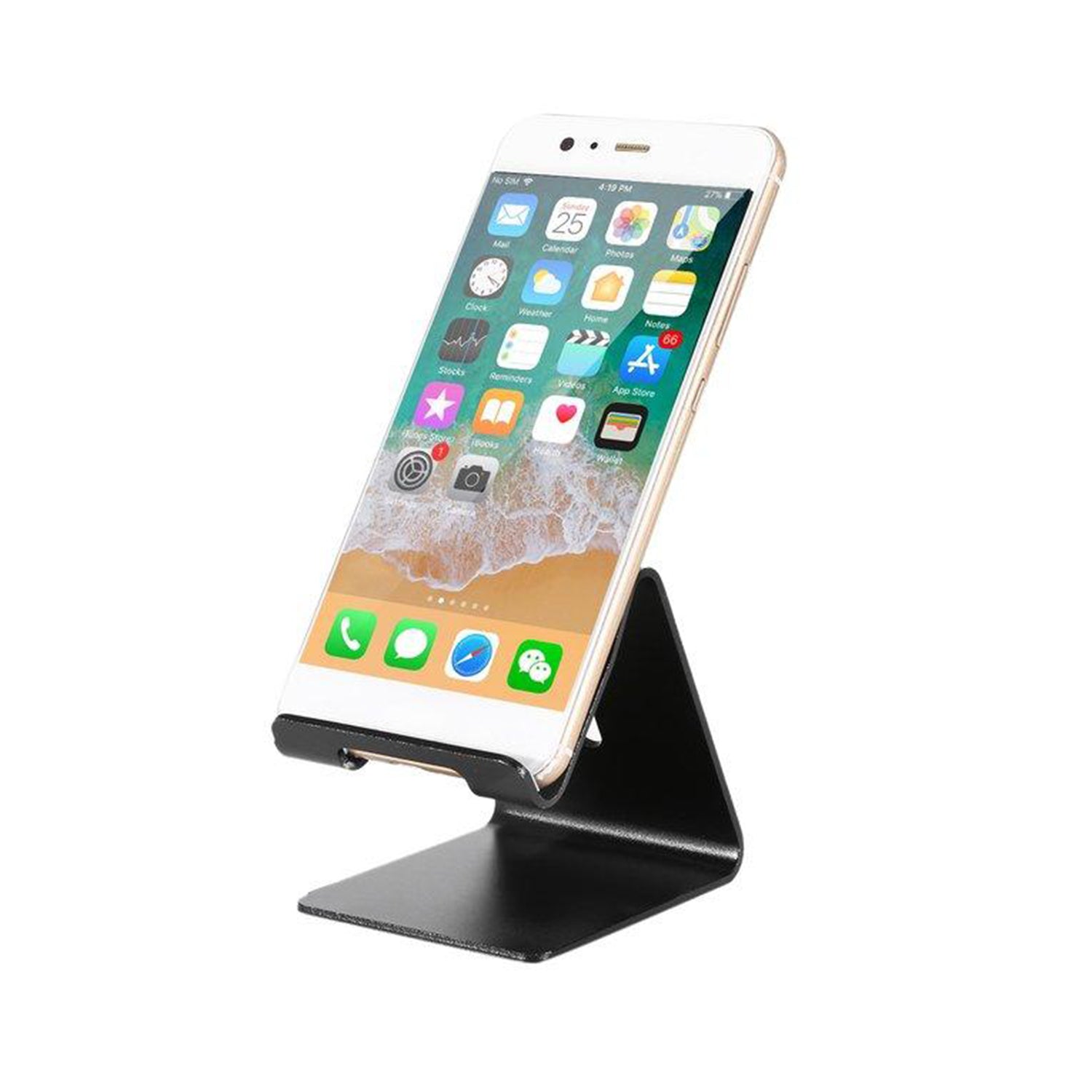 Mobile Metal Stand widely used to give a stand and support for smartphones etc, at any place and any time purposes.