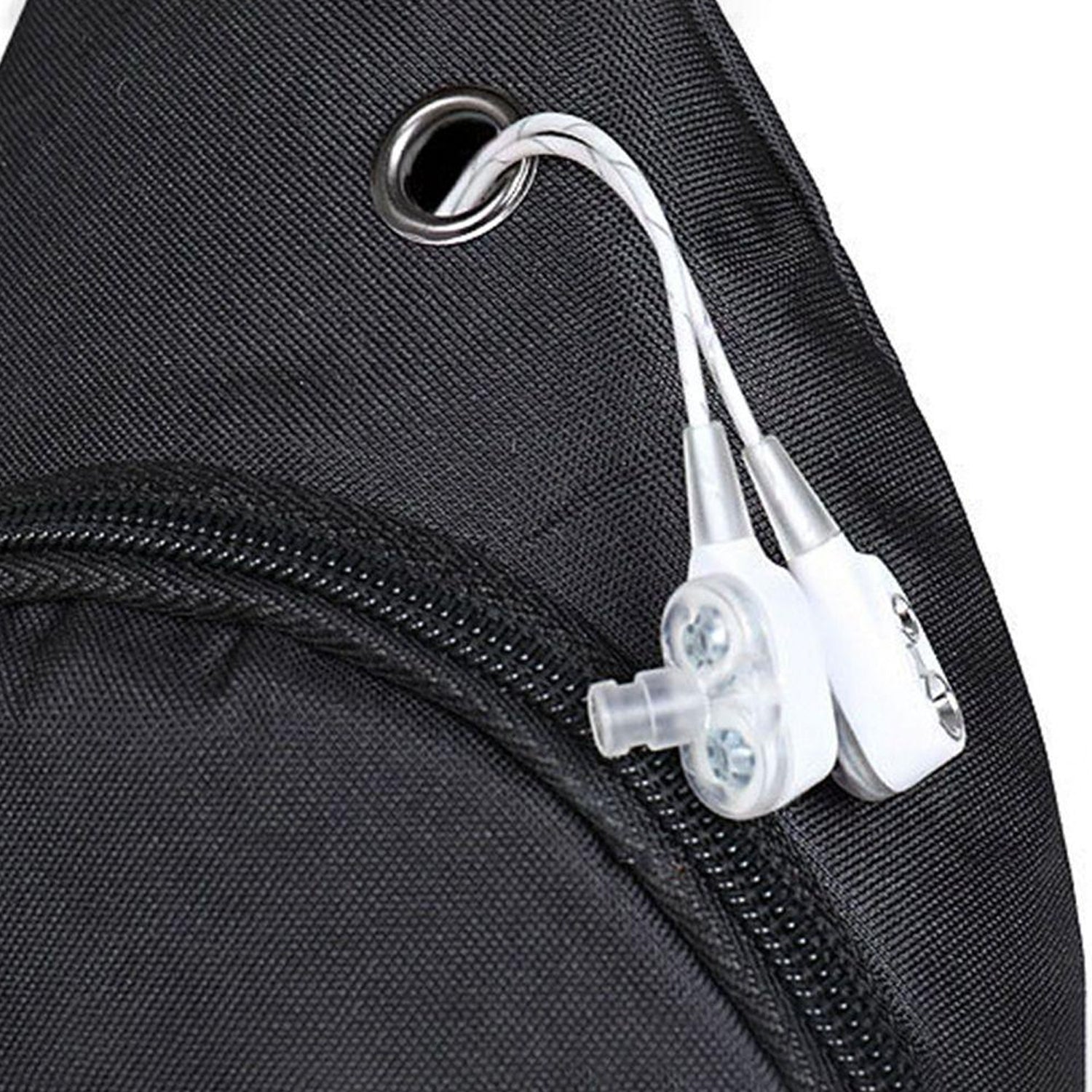 Waterproof Anti Theft Crossbody fanny pack waist bag Shoulder Bags Chest Men Casual fashion USB Charging earphone hook Sling Travel Messengers Bag