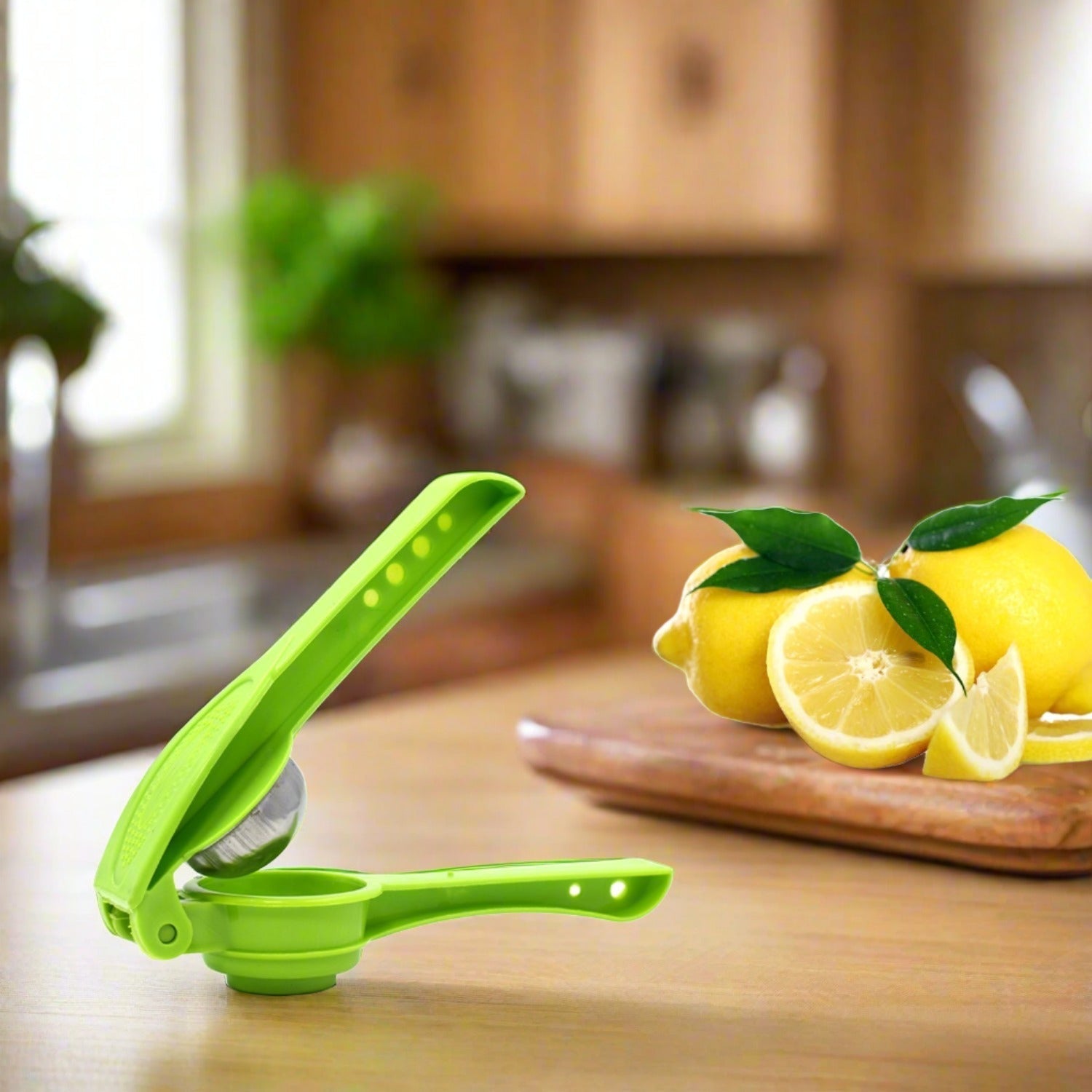 Plastic Lemon Squeezer Cum Opener 2 in 1 Lemon Squeezer