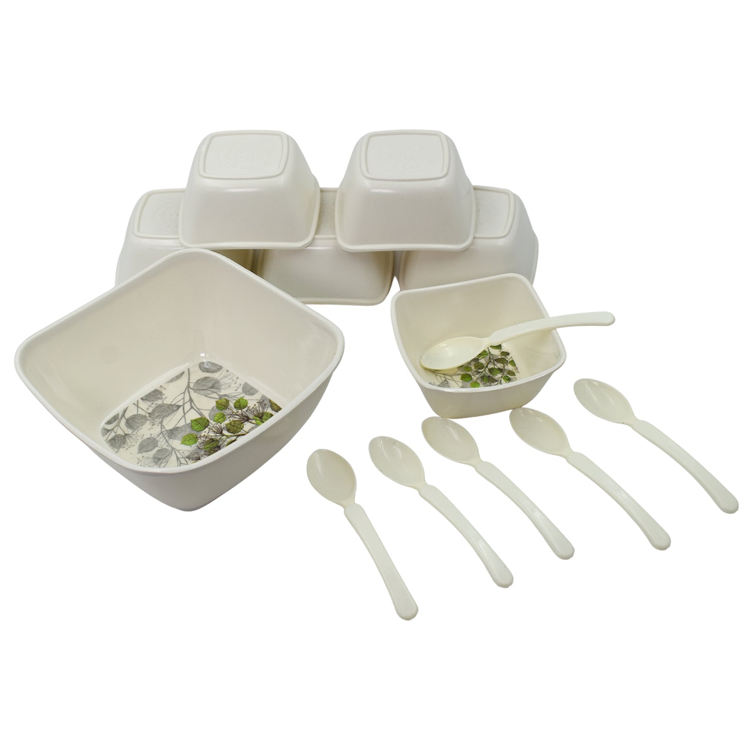 13 Pc Pudding Set used as a cutlery set for serving food purposes and sweet dishes and all in all kinds of household and official places etc.