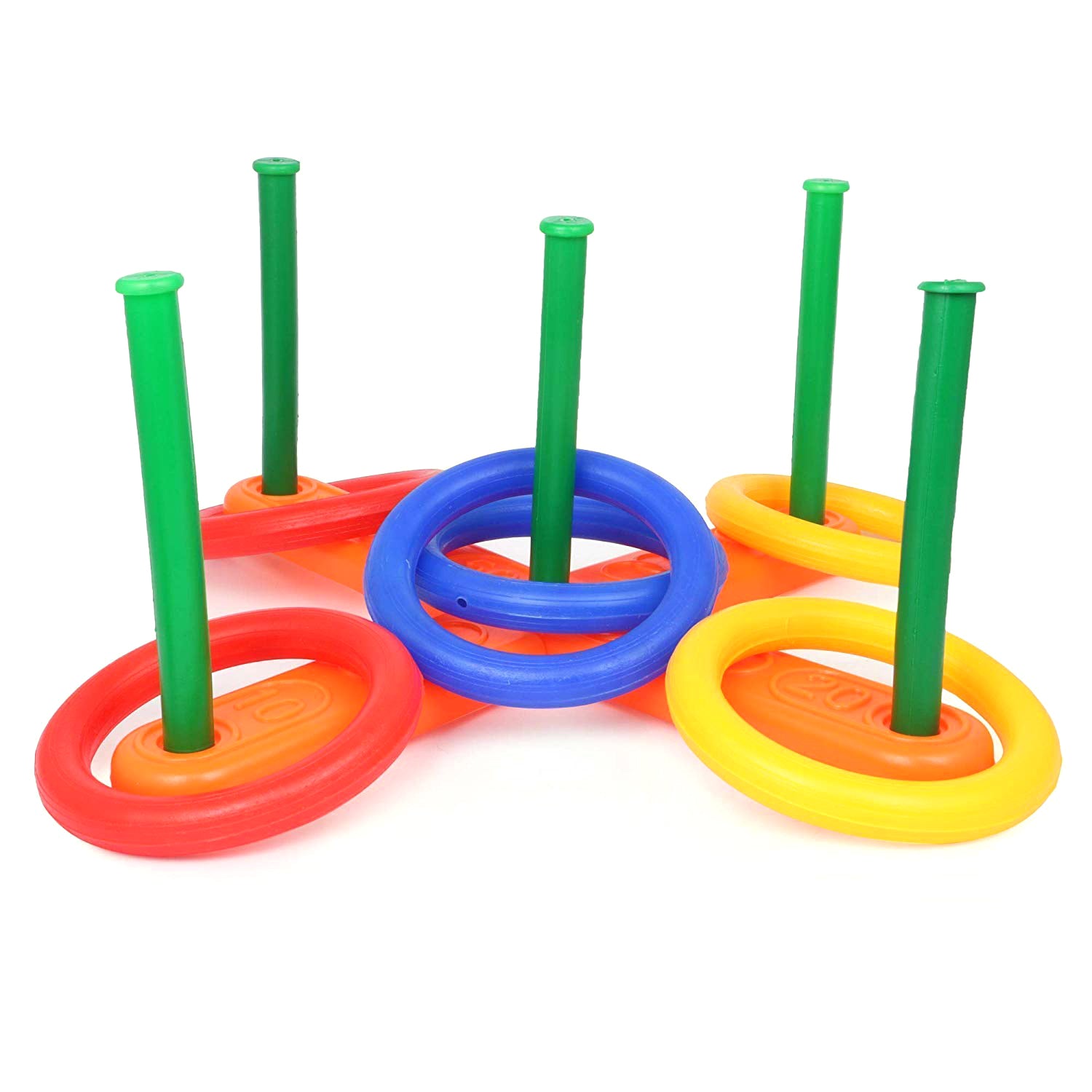 13 Pc Ring Toss Game widely used by children’s and kids for playing and enjoying purposes and all in all kinds of household and official places etc.