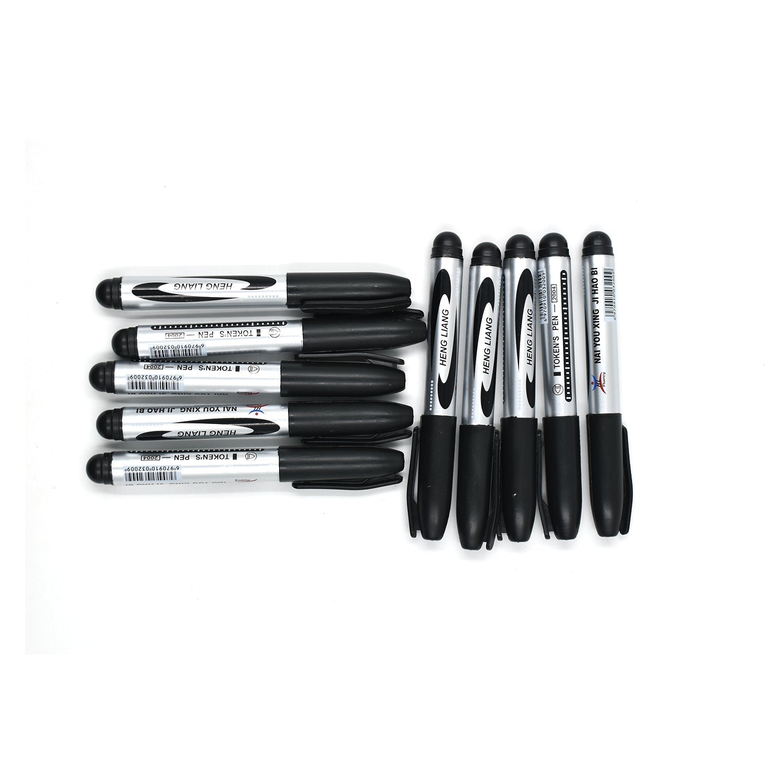 10 Pc Black Marker used in all kinds of school, college and official places for studies and teaching among the students.