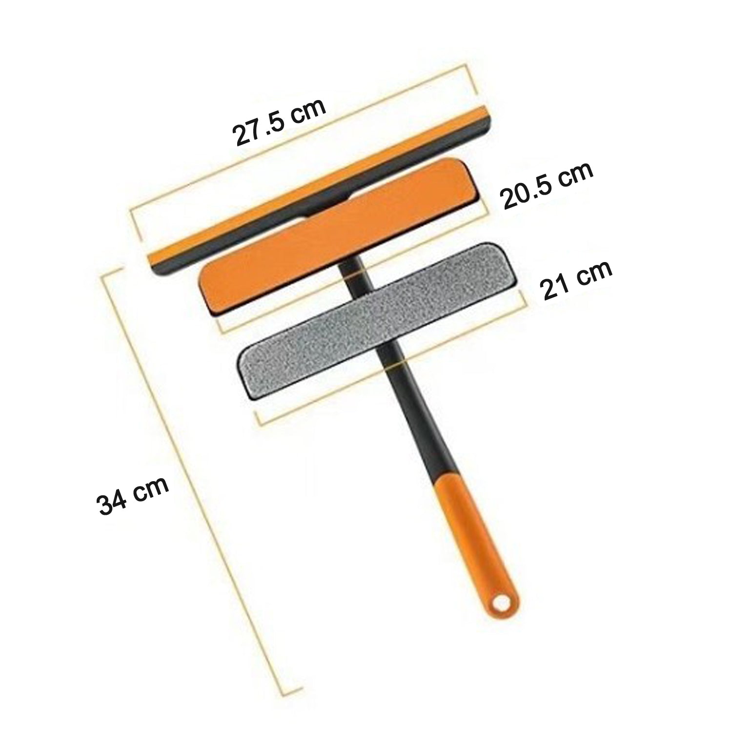 3 in 1 Glass Wiper used in all kinds of household and official places for cleaning and wiping of floors, glasses and dust etc.