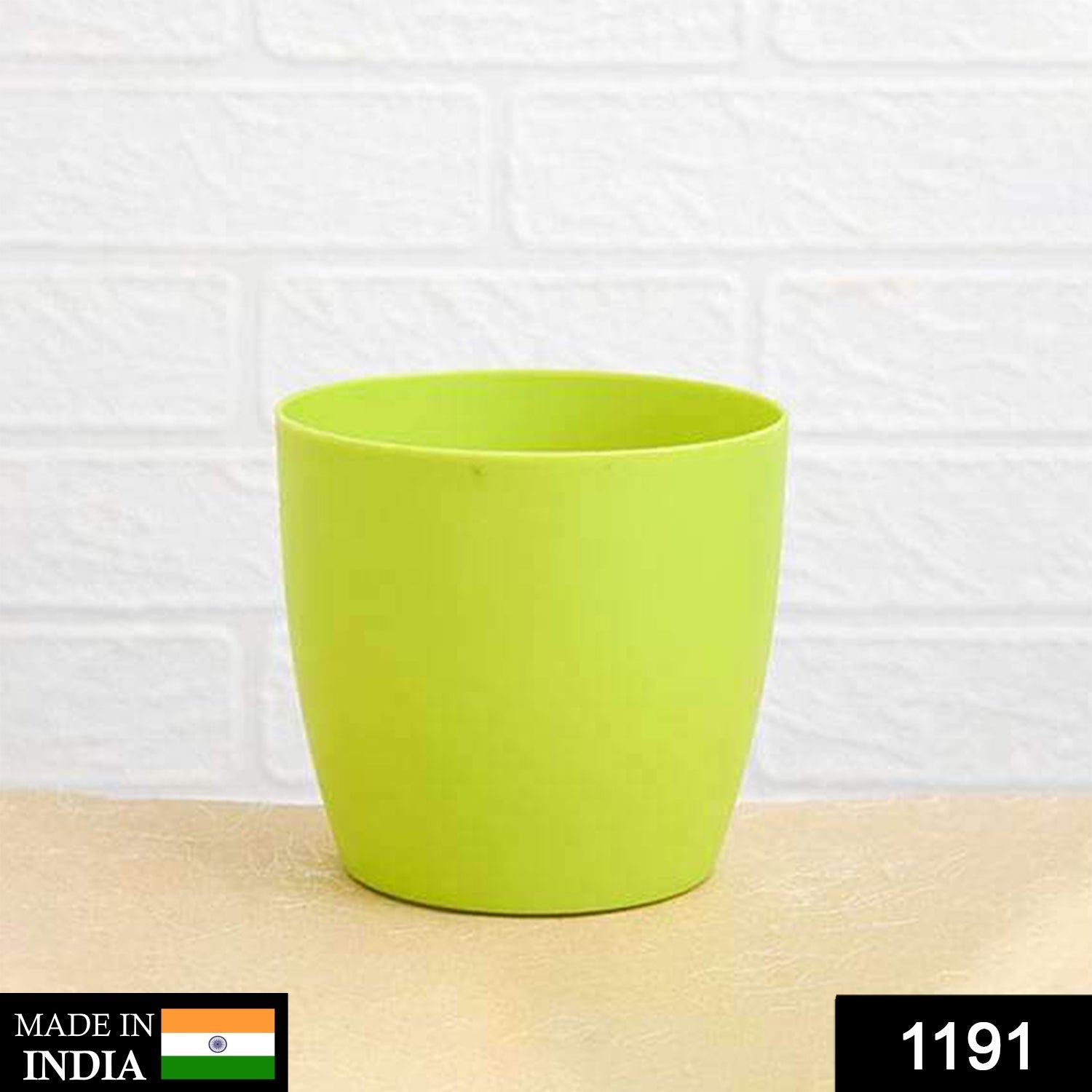 Flower Pots Round Shape For Indoor / Outdoor Gardening