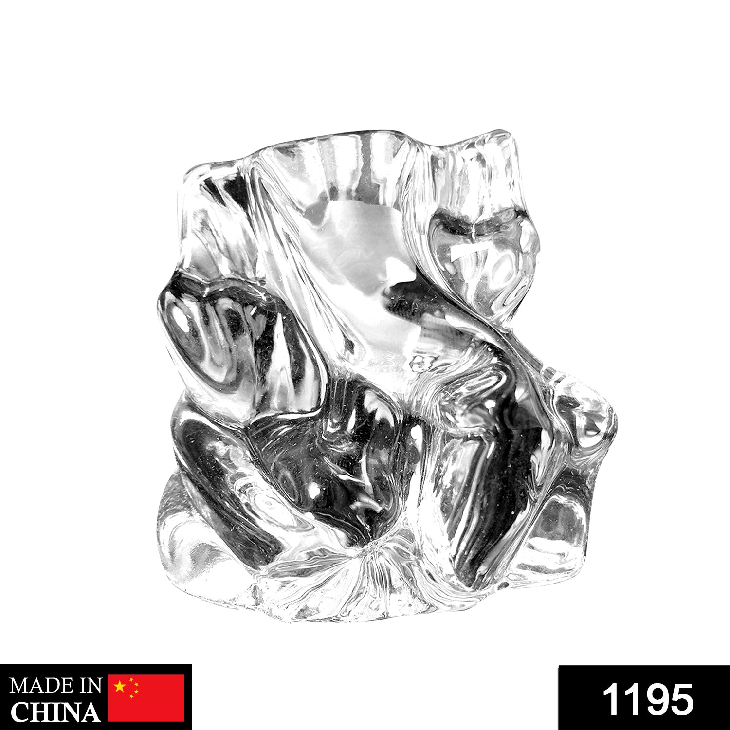 Crystal Glass Ganesha Idol for Home, Office and Car Dashboard