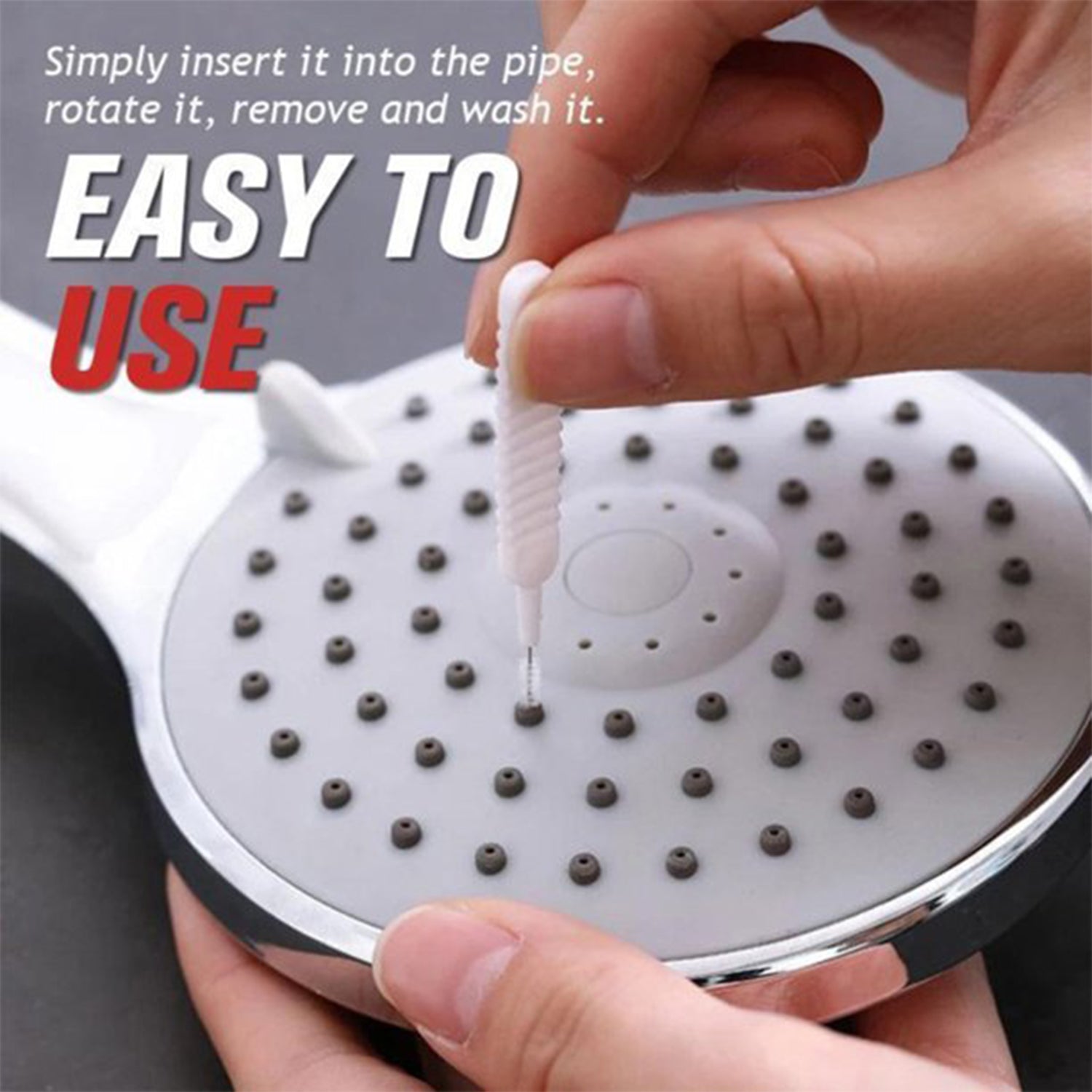 10pcs Shower Nozzle Cleaning Brush, Reusable Multifunctional Shower Head Anti-Clogging Small Brush