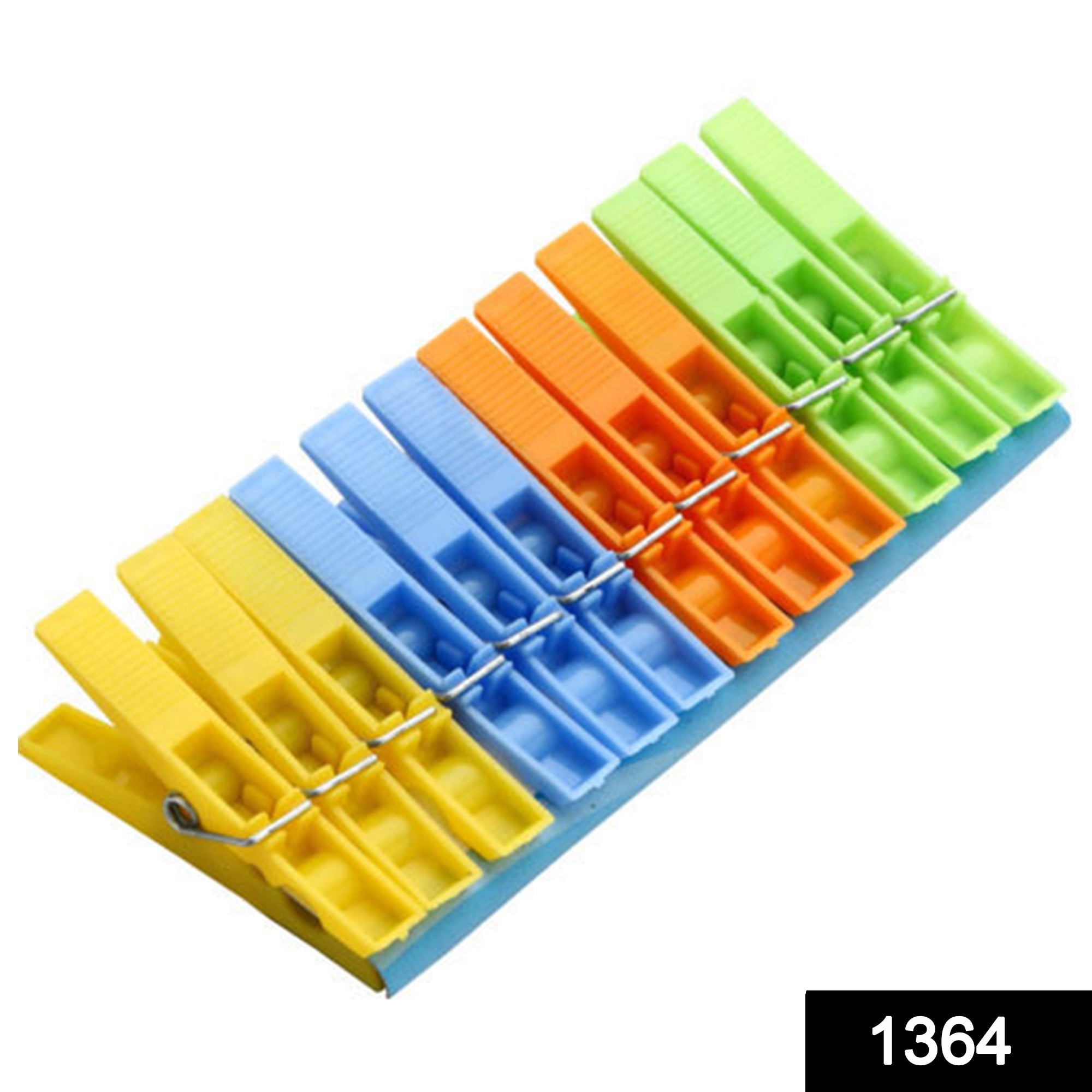 Multipurpose 12 Pcs Cloth Clips (Multicolour)