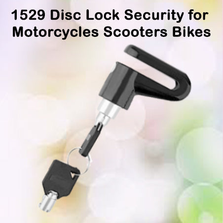 Disc Lock Security for Motorcycles Scooters Bikes