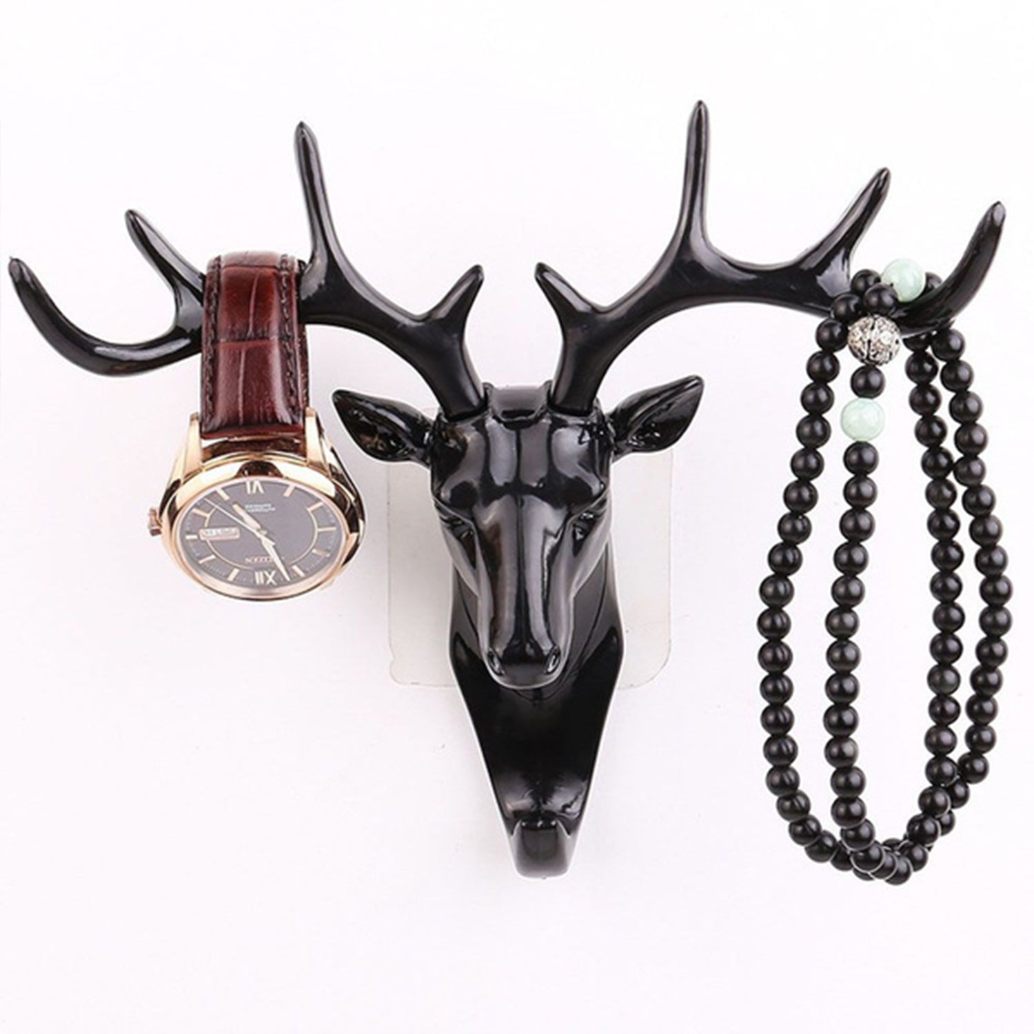 Deer Head Self Adhesive Wall Door Hook Hanger